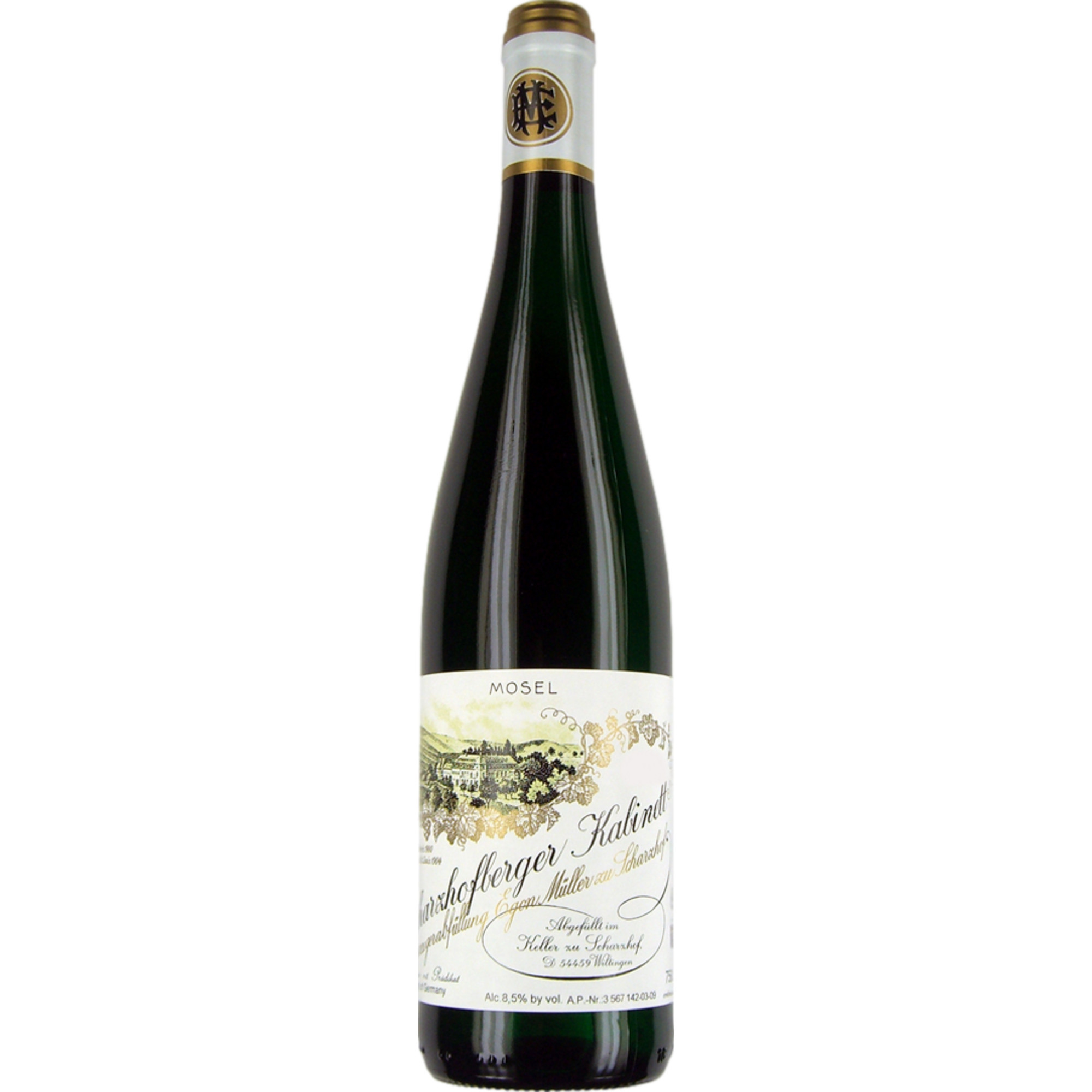 Egon Müller Scharzhofberger Riesling Kabinett, Fruchtsüß, Mosel, Mosel, 2022, Weißwein