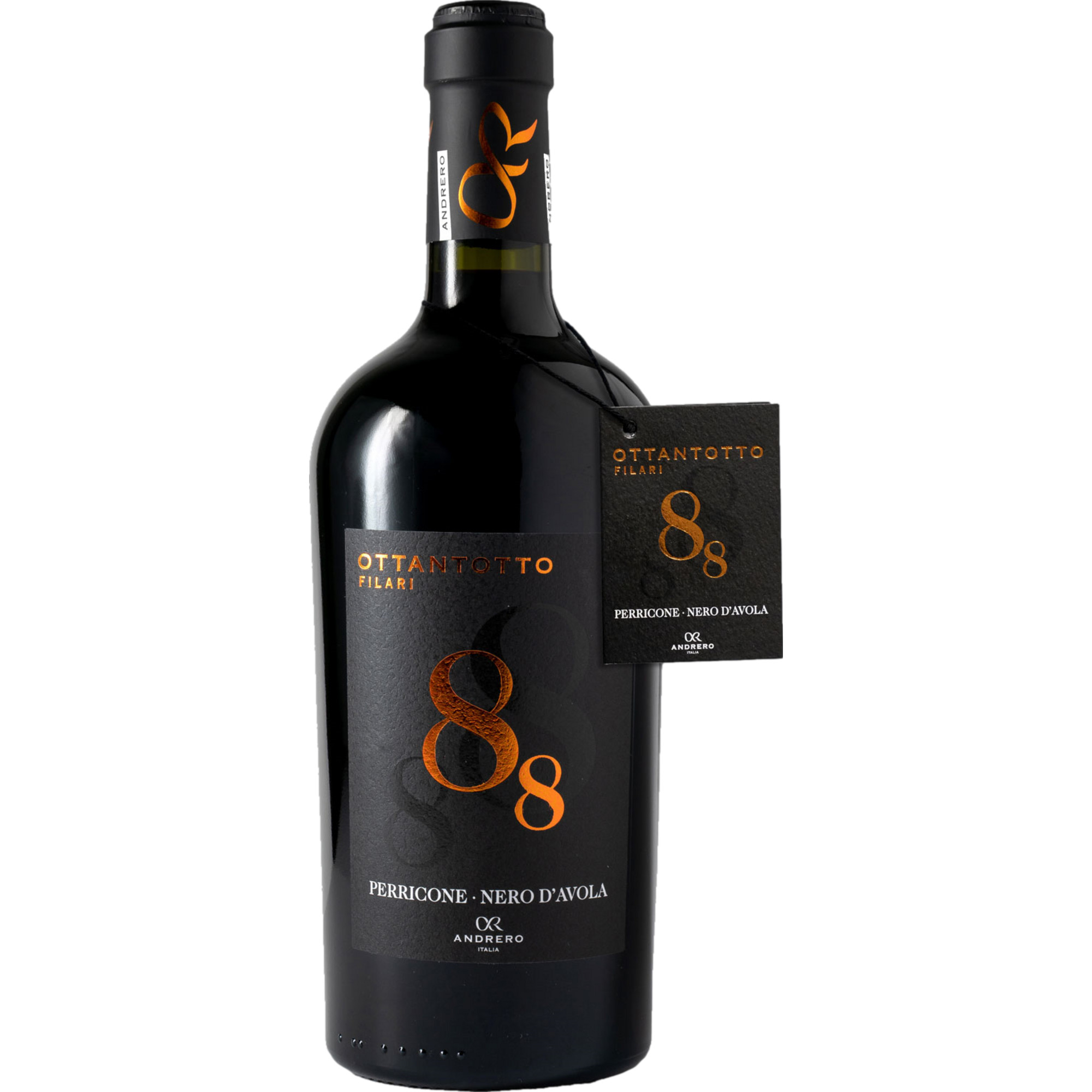 Andrero 88 Filari Sicilia Perricone Nero d’Avola, Sicilia DOC, Sizilien, 2022, Rotwein