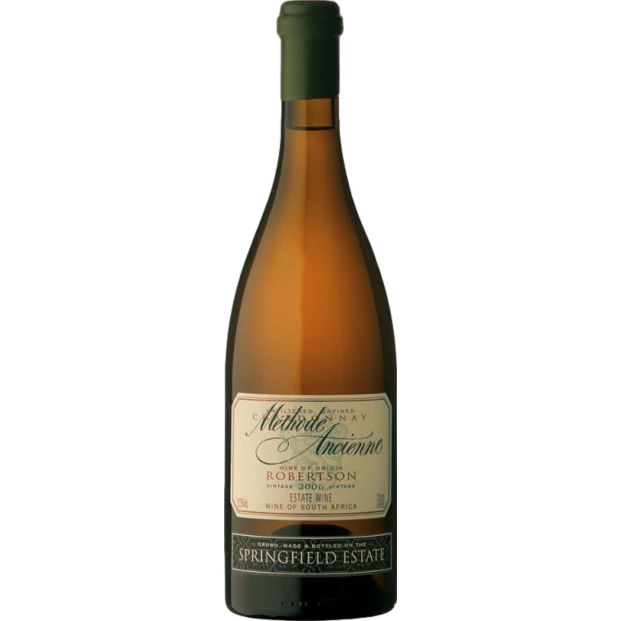 Springfield Estate Ancienne Methode Chardonnay, Robertson, Cape South Coast, Cape South Coast, 2020, Weißwein