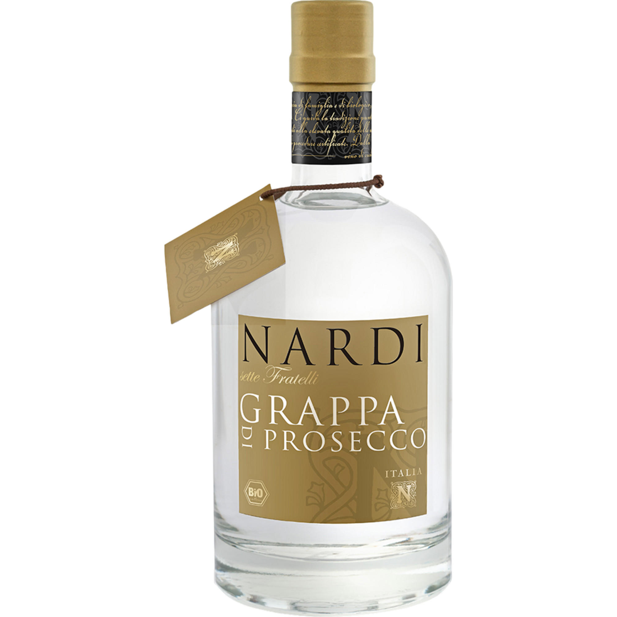 NARDI Grappa di Prosecco, 0,5 L, 40% Vol., Spirituosen