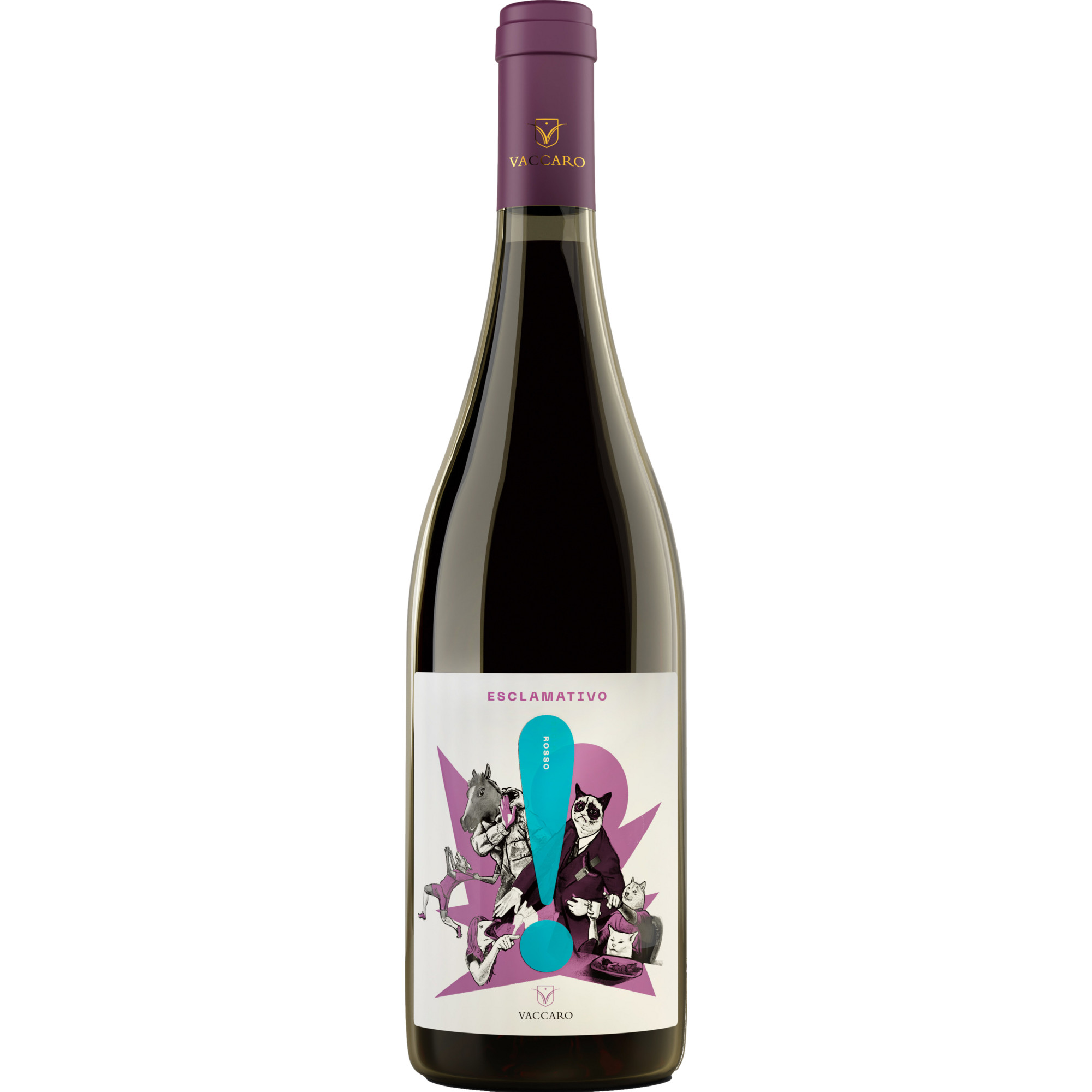 Vaccaro Esclamativo Rosso, Terre Siciliane IGP, Sizilien, 2023, Rotwein