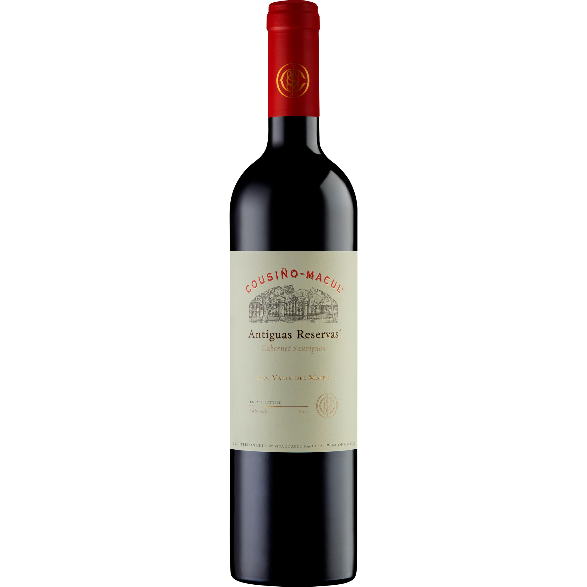 Cousiño-Macul Cabernet S. Antiguas Reservas, Valle del Maipo, Maipo Valley, 2019, Rotwein