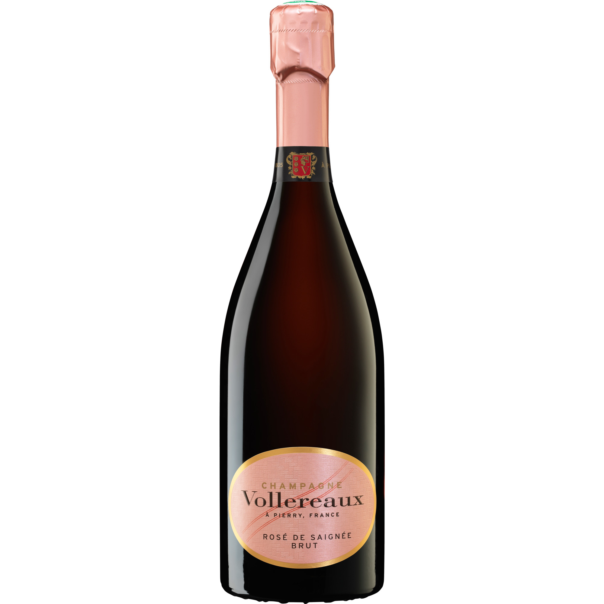 Champagne Vollereaux Rosé de Saignee, Brut, Champagne AOP, Champagne, Schaumwein - Champagner
