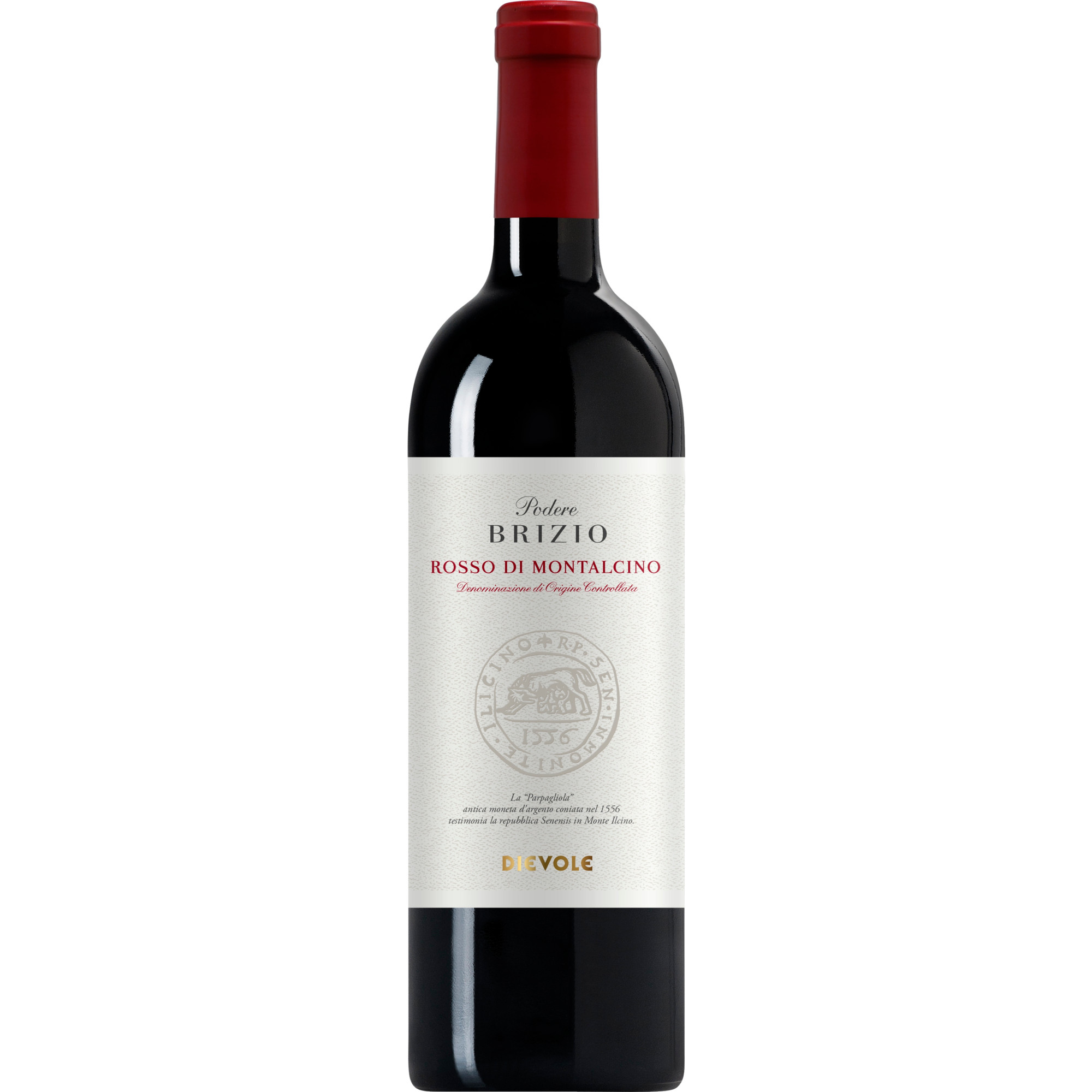 Image of Brizio Rosso di Montalcino, Rosso di Montalcino DOC, Toskana, 2021, Rotwein