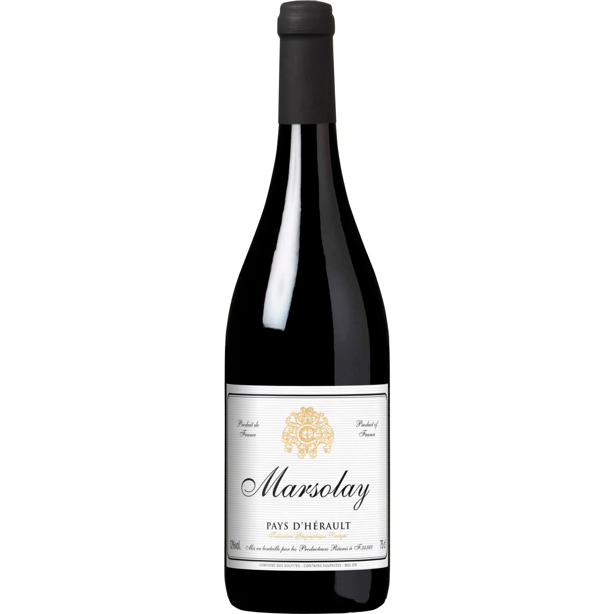 Union de Grands de Saint Chinian Marsolay, Pays d'Hérault IGP, Languedoc-Roussillon, 2022, Rotwein