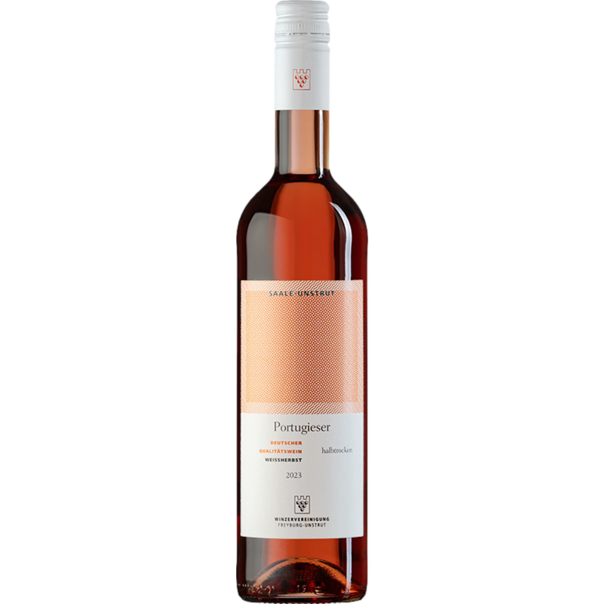 Winzervereinigung Freyburg Portugieser Weißherbst, Halbtrocken, Saale-Unstrut, Saale-Unstrut, 2024, Roséwein