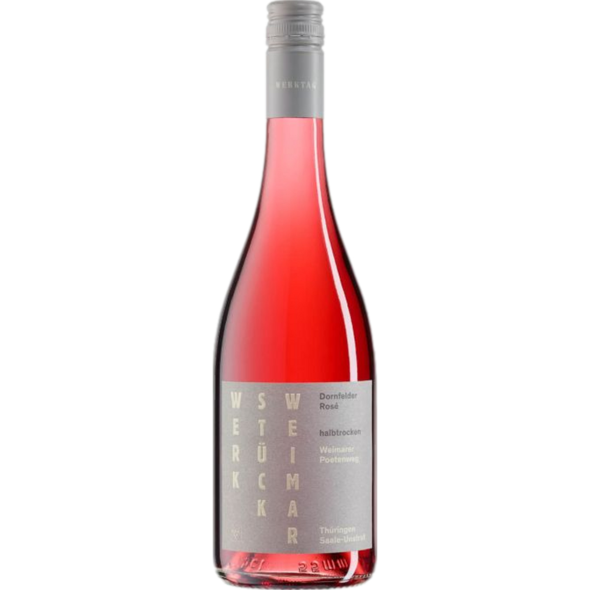 Werkstück Weimar Dornfelde Rosé, Halbtrocken, Saale-Unstrut, Saale-Unstrut, 2024, Roséwein