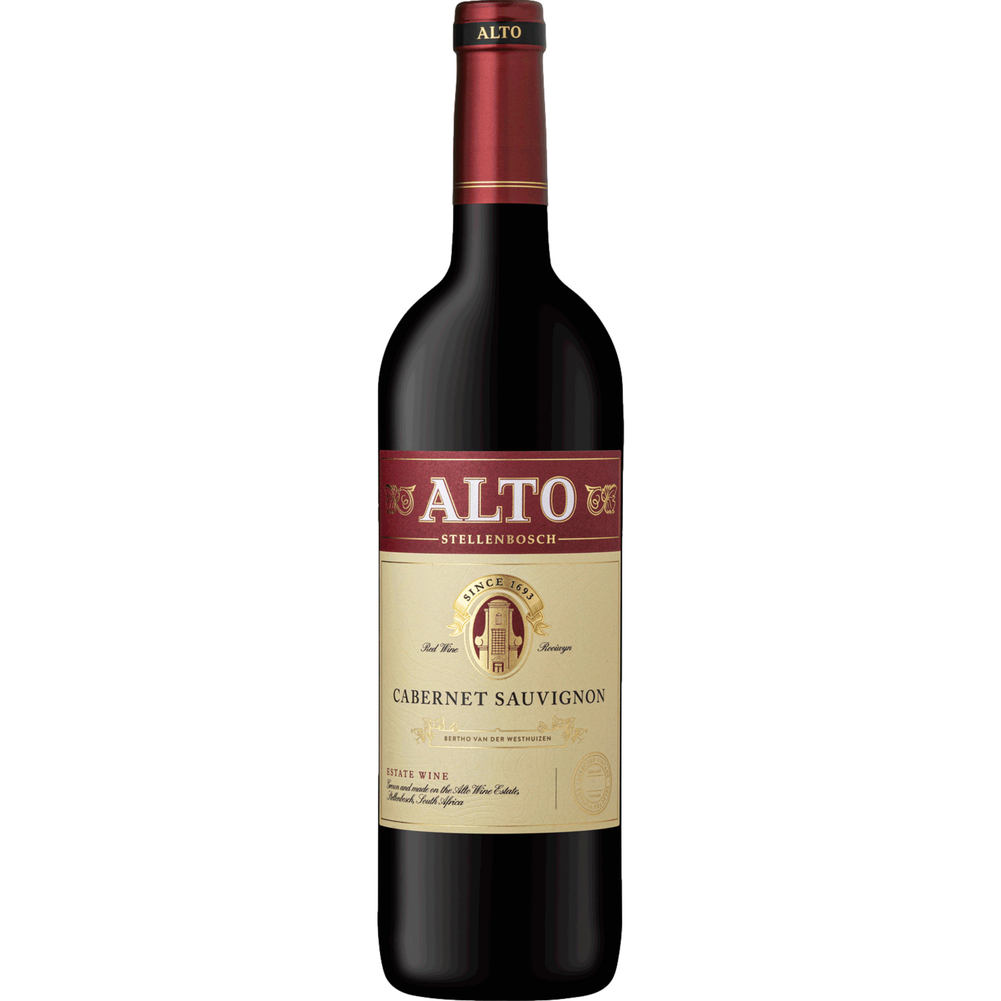 Alto Cabernet Sauvignon, WO Stellenbosch, Western Cape, 2019, Rotwein