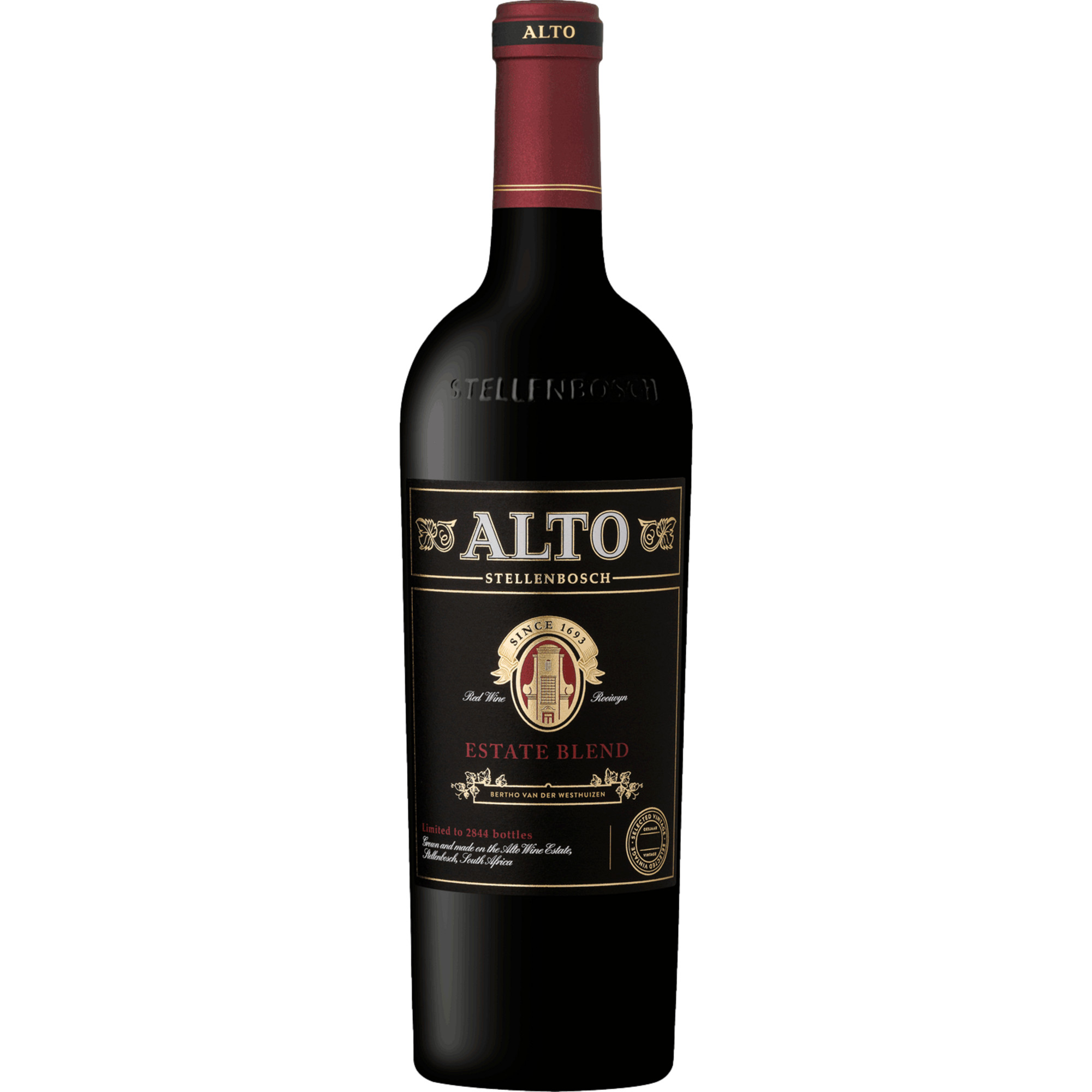 Alto Estate Red Blend, WO Stellenbosch, Western Cape, 2022, Rotwein