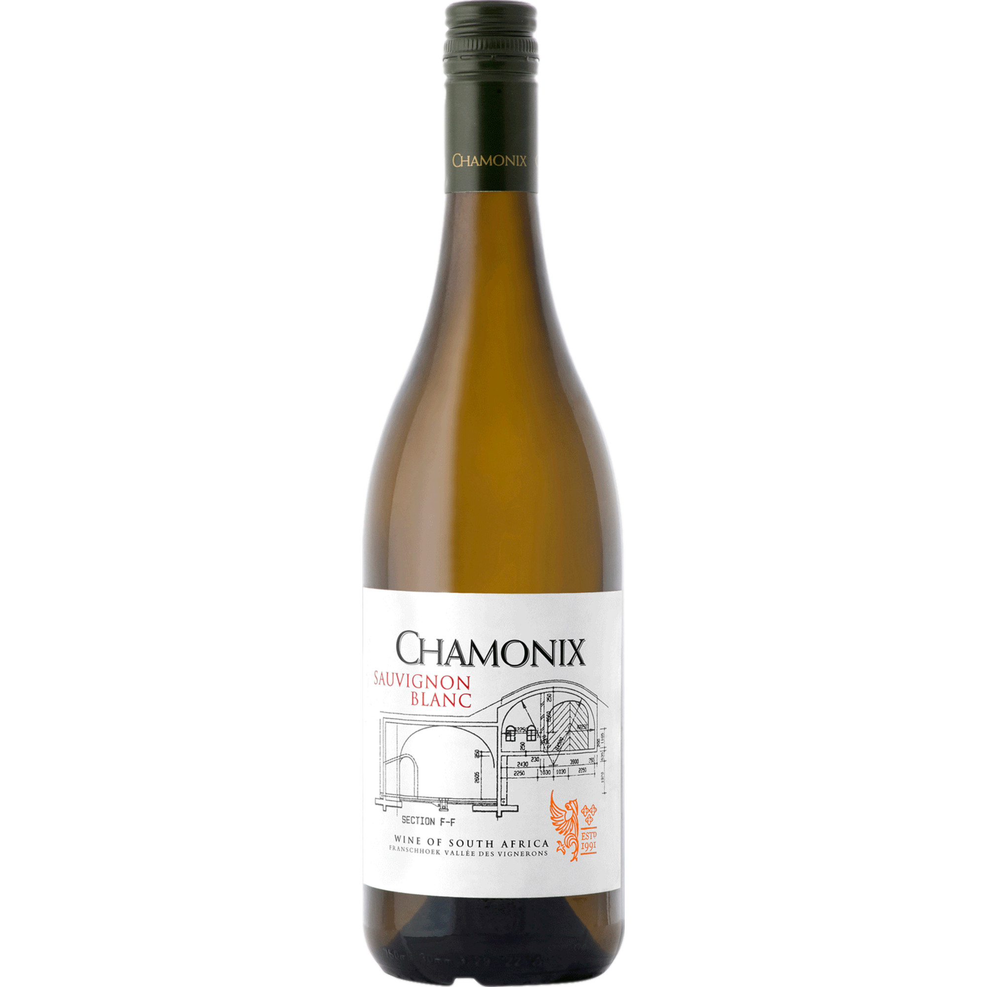 Chamonix Sauvignon Blanc, WO Franschhoek, Western Cape, 2023, Weißwein
