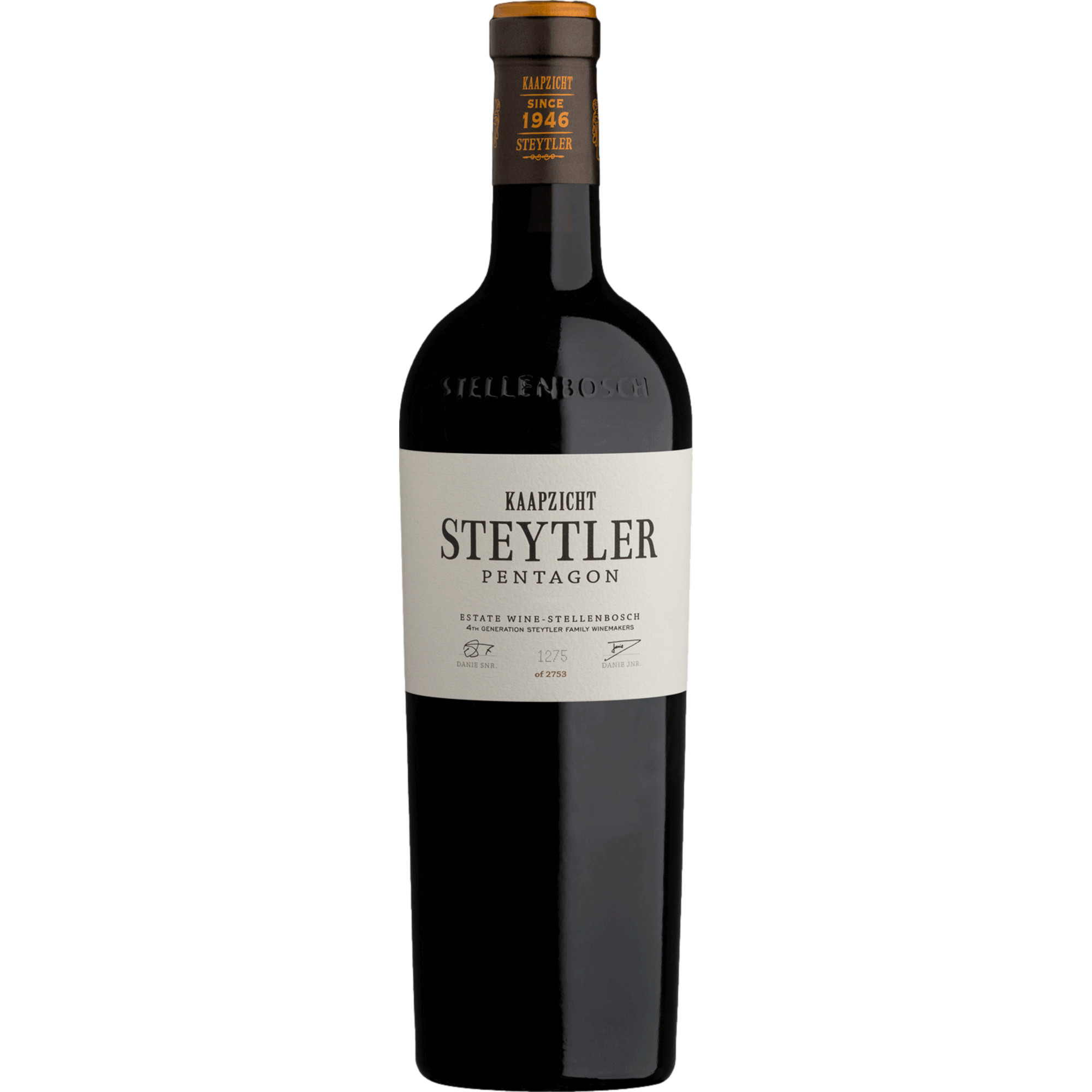 Kaapzicht The Steytler Range Pentagon, WO Stellenbosch, Western Cape, 2021, Weißwein