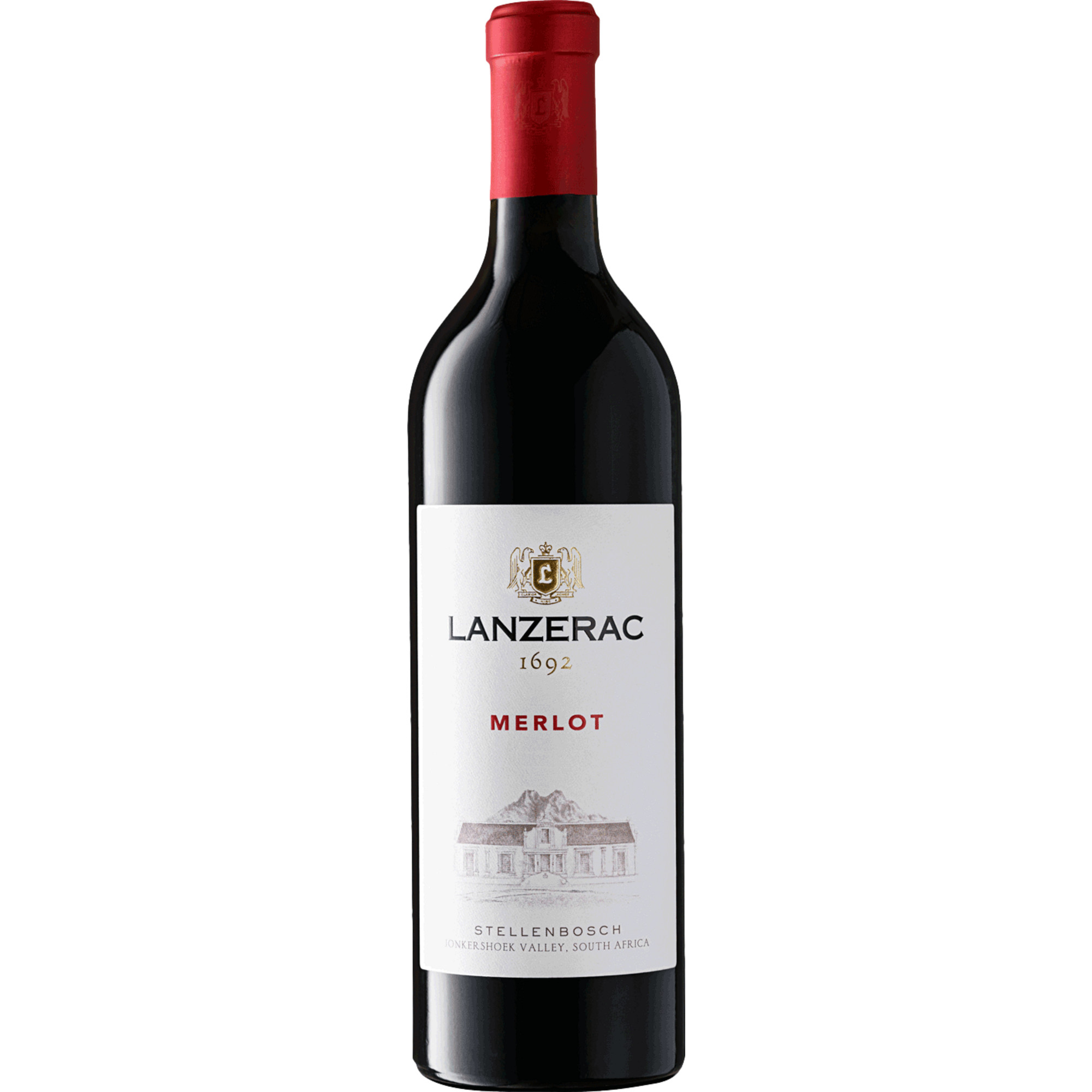 Lanzerac Merlot, WO Jonkershoek Valley, Western Cape, 2023, Rotwein