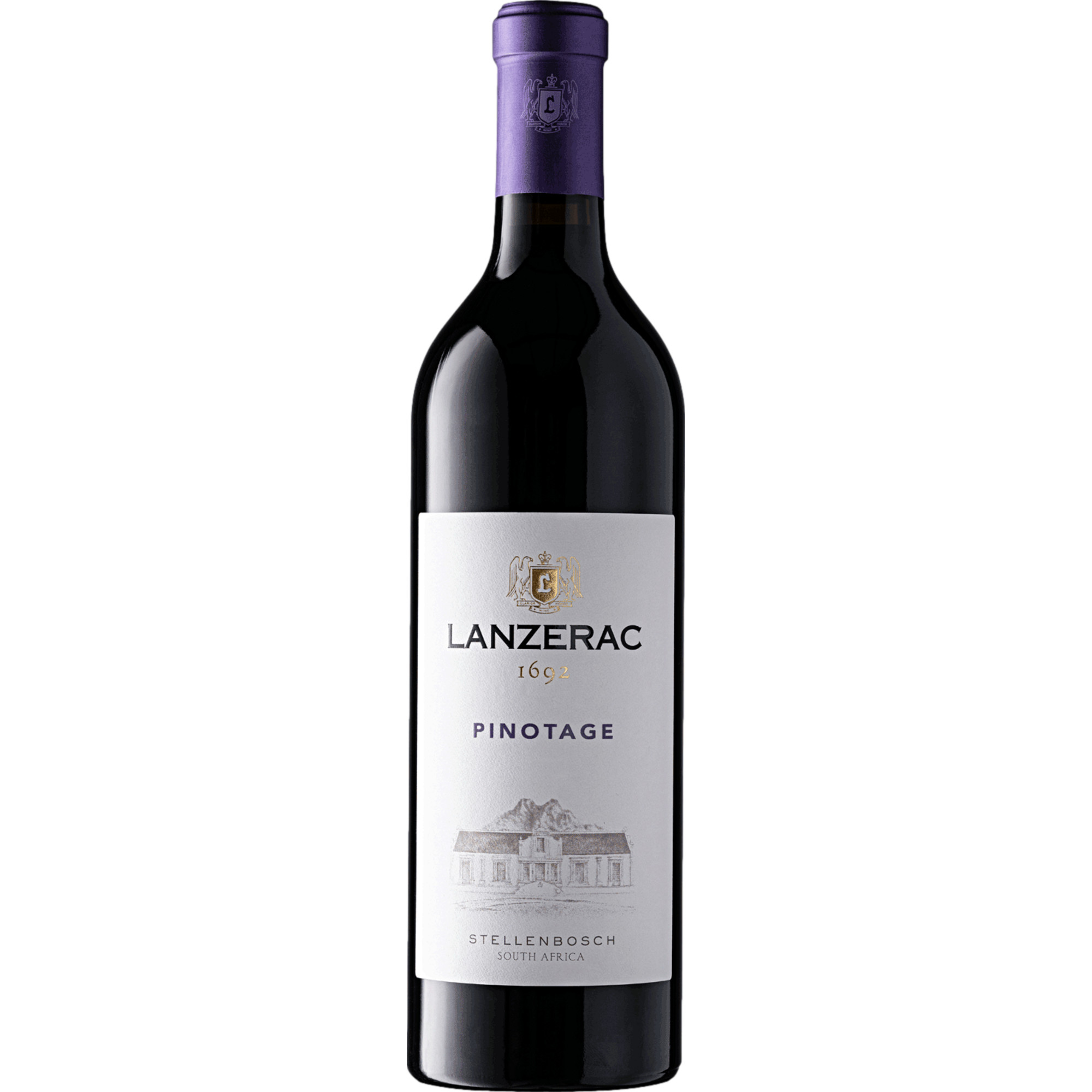 Lanzerac Pinotage, WO Jonkershoek Valley, Western Cape, 2022, Rotwein