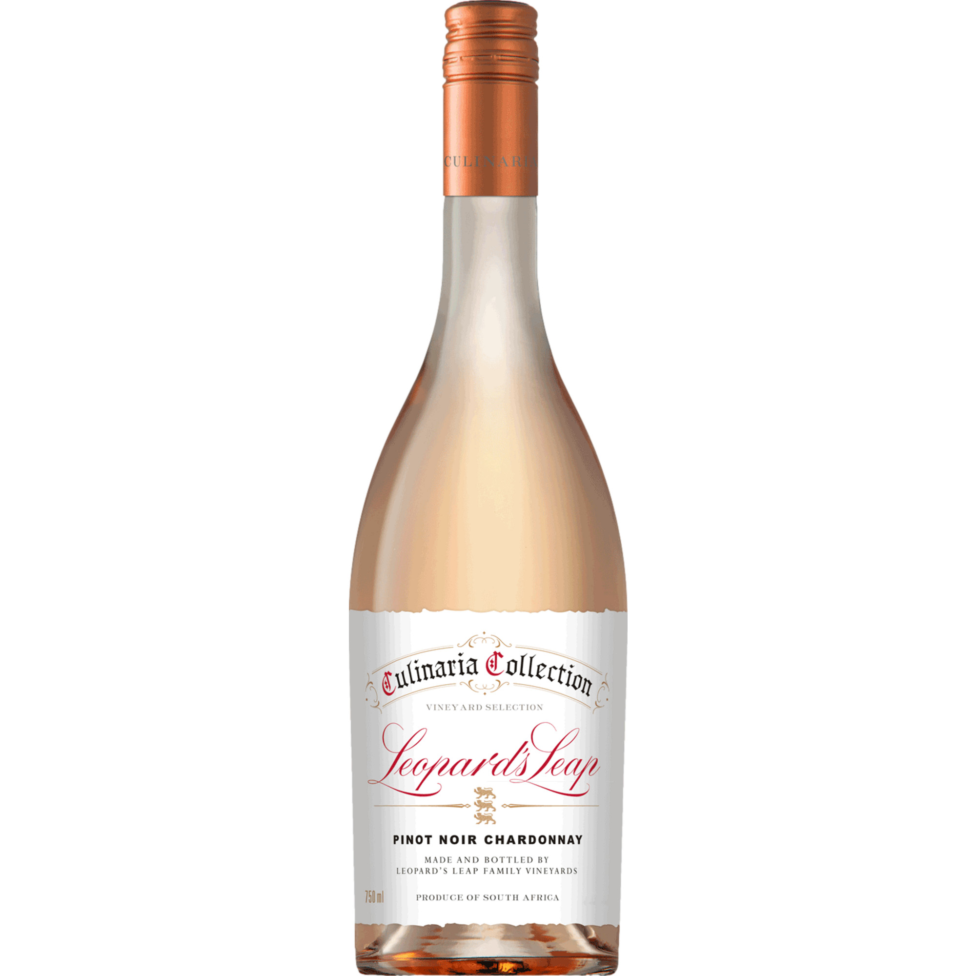 Leopard’s Leap Culinaria Pinot Noir Chardonnay, WO Western Cape, Western Cape, 2024, Roséwein