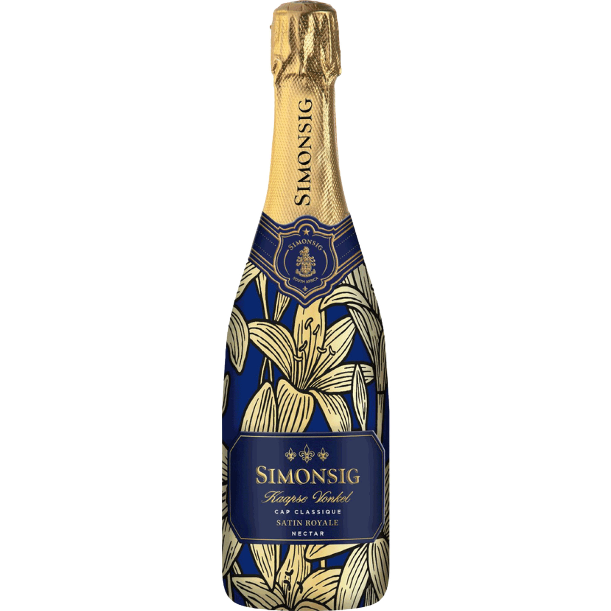 Simonsig Kaapse Vonkel Satin Royale, WO Stellenbosch, Western Cape, 2018, Weißwein