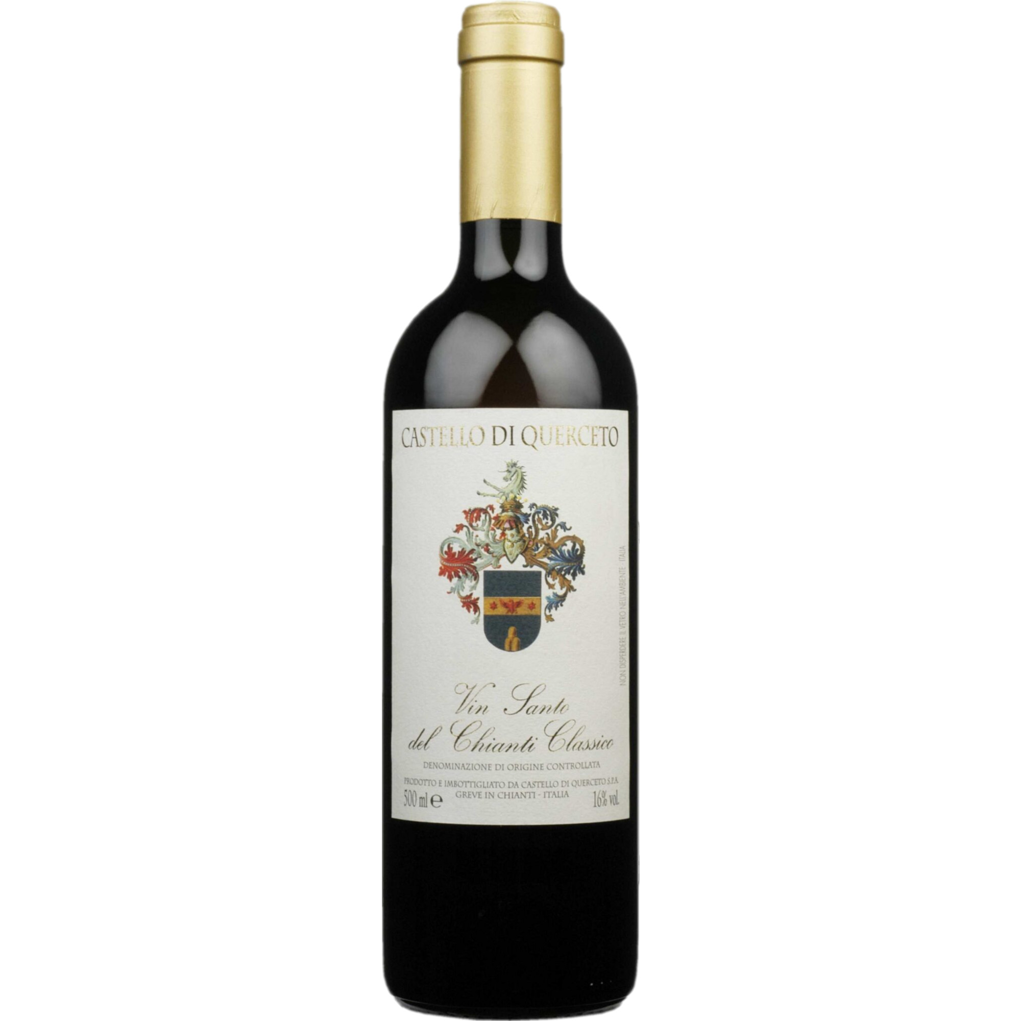 Castello di Querceto Vin Santo, Vin Santo del Chianti Classico DOC, 0,5 L, Toskana, 2021, Weißwein
