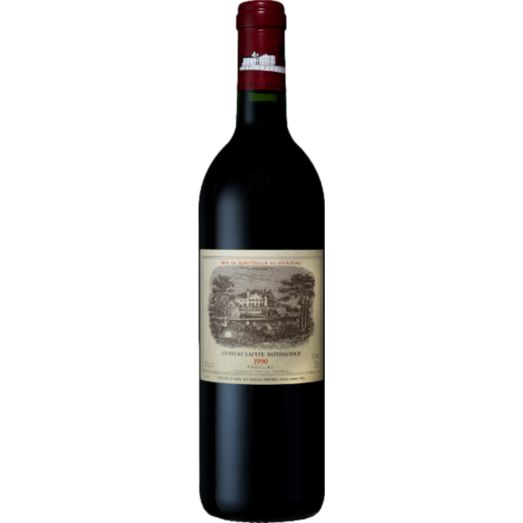 Château Lafite Rothschild Premier Grand Cru Classé, Pauillac AOP, Bordeaux, 1990, Rotwein