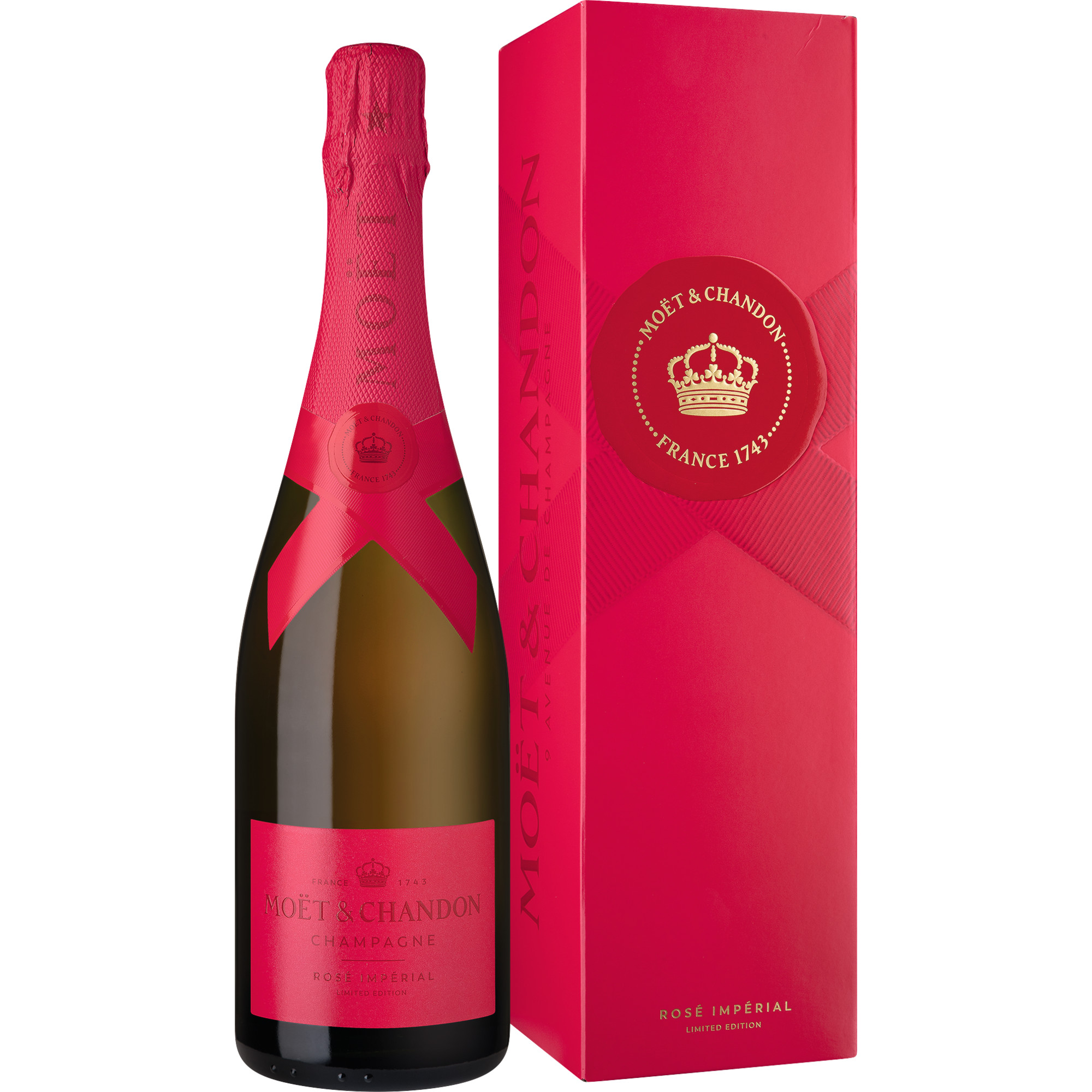 Image of Champagne Moet & Chandon Imperial Rosé Pink, Brut, Champagne AC, Geschenketui, Limited Edition, Champagne, Schaumwein
