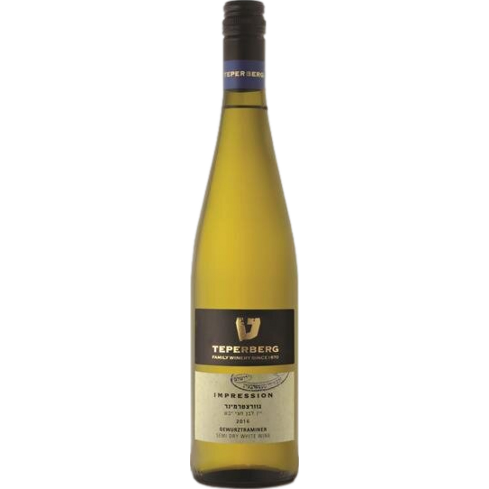Teperberg Impression Gewürztraminer, Yehuda Mountains, Yehuda Mountains, 2019, Weißwein