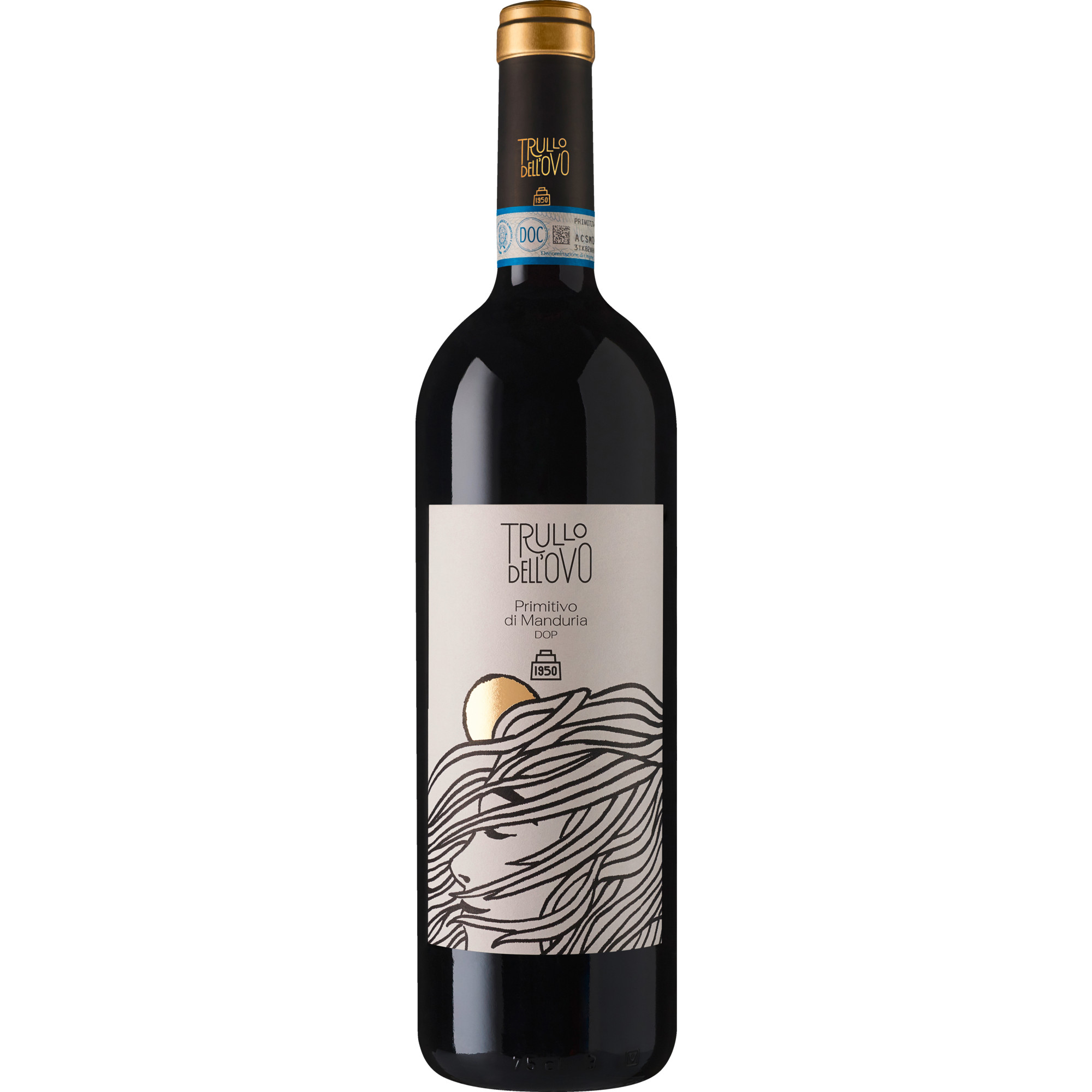 Trullo dell´Ovo Primitivo di Manduria, Primitivo di Manduria DOP, Apulien, 2022, Rotwein