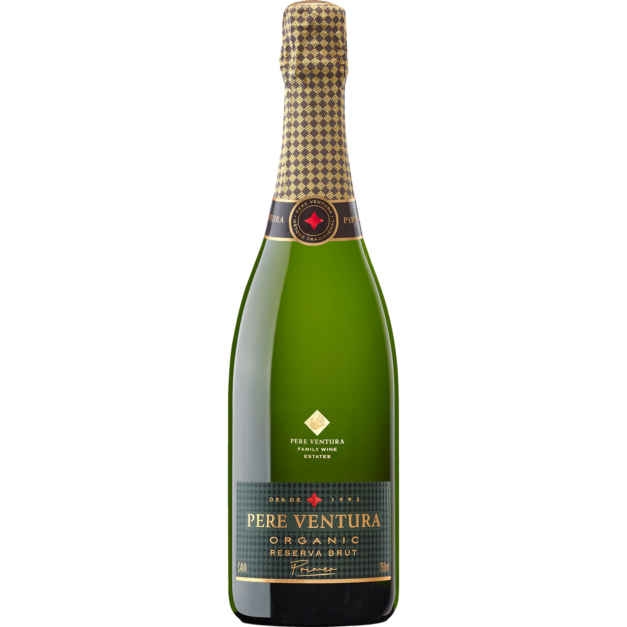 Pere Ventura Primer Organic Reserva, Cava DOP, Katalonien, Schaumwein - Sekt & Crémant