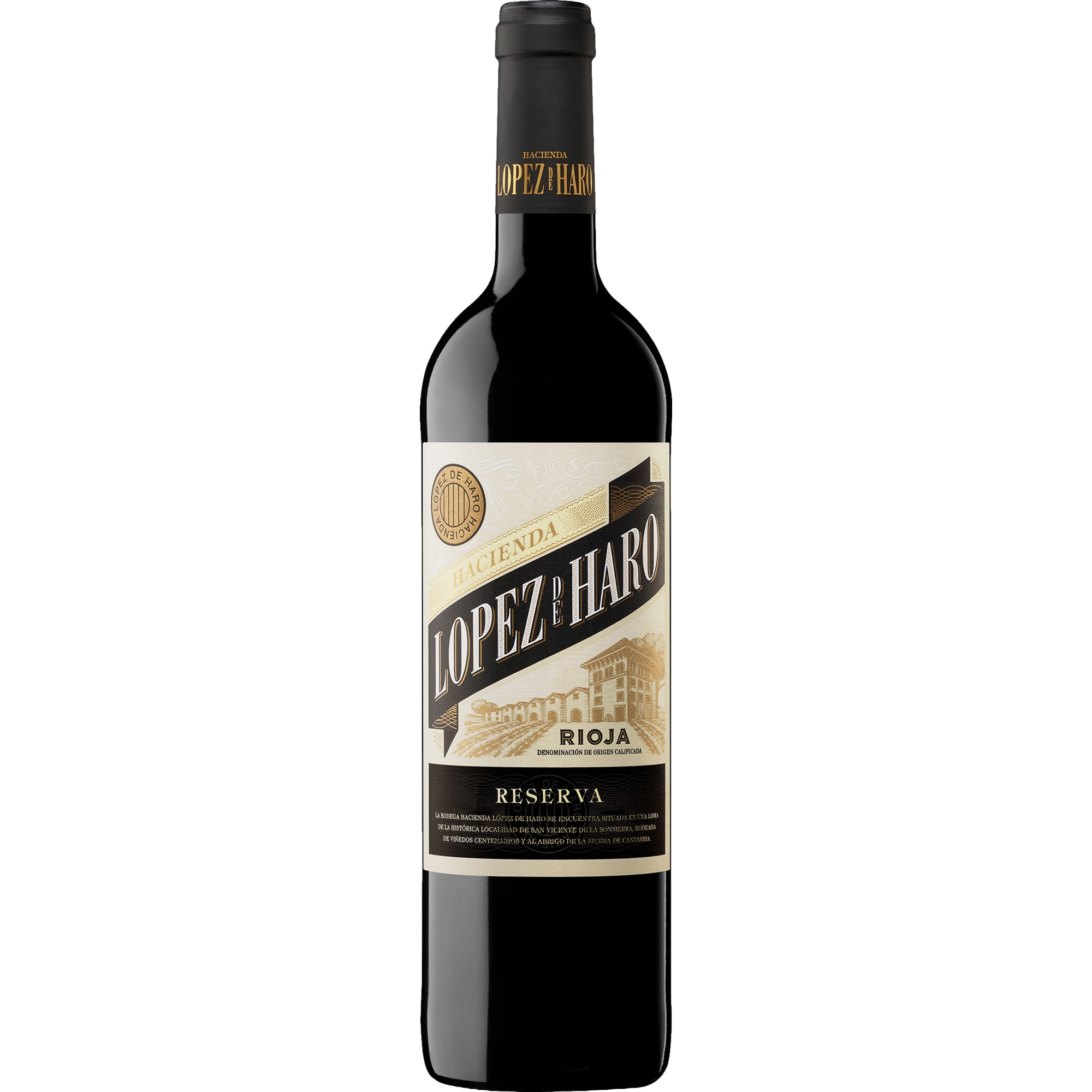 Hazienda Lopez de Haro Reserva, Rioja DOCa, Rioja, 2019, Rotwein