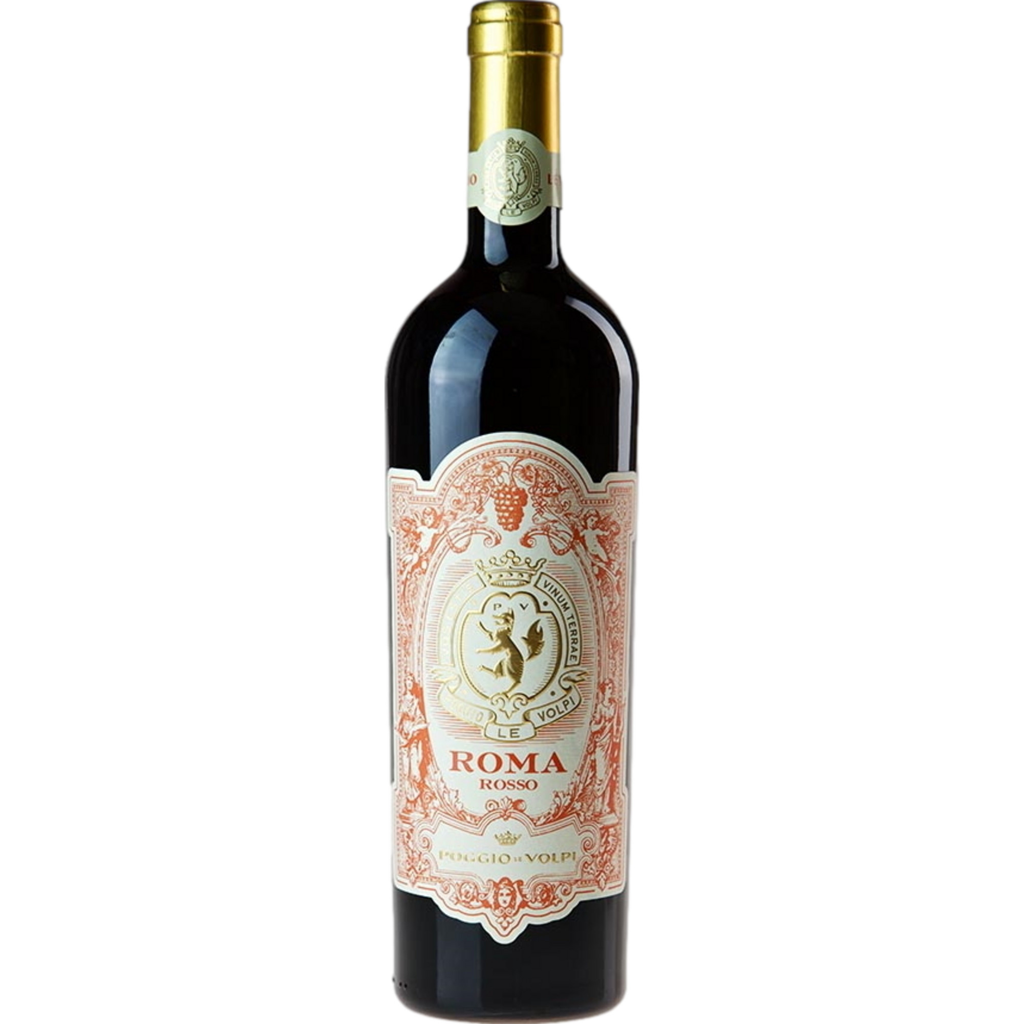 Poggio le Volpi Roma Rosso, Roma DOC, Latium, 2022, Rotwein