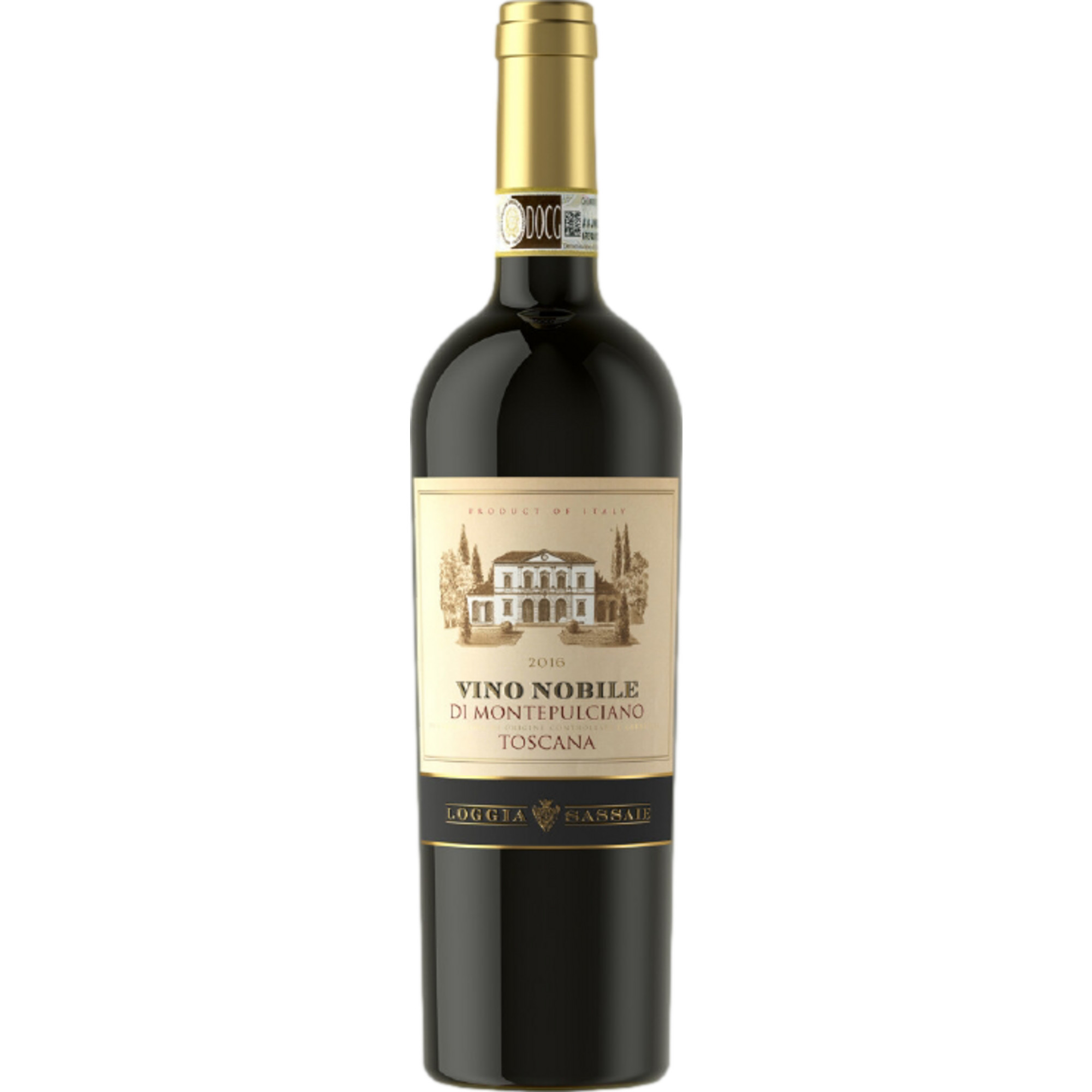 Loggia Delle Sassaie, Vino Nobile di Montepulciano DOCG, Toskana, 2018, Rotwein