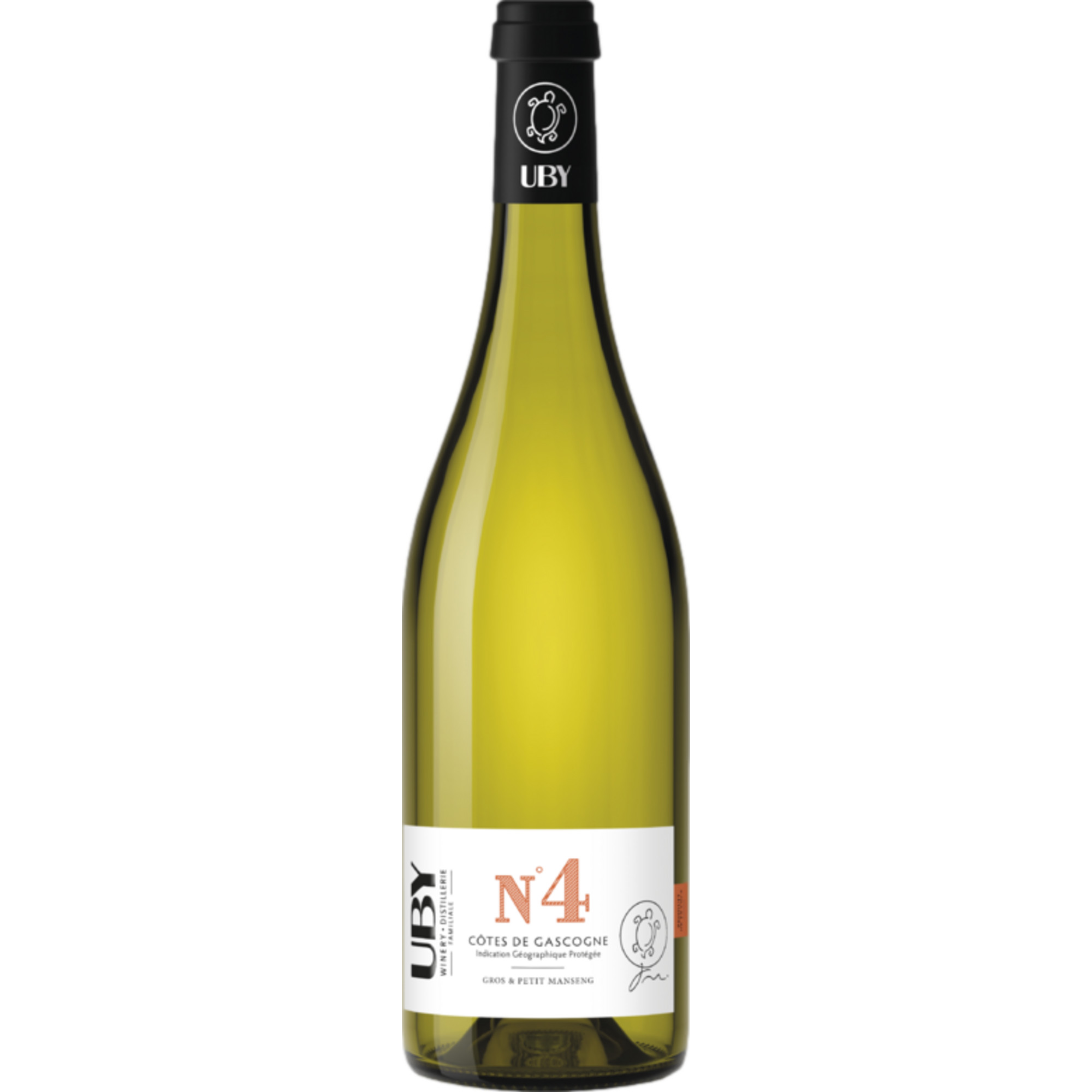 Uby No°4 Gros Petit Manseng, Côtes de Gascogne IGP, Südwestfrankreich, 2023, Weißwein