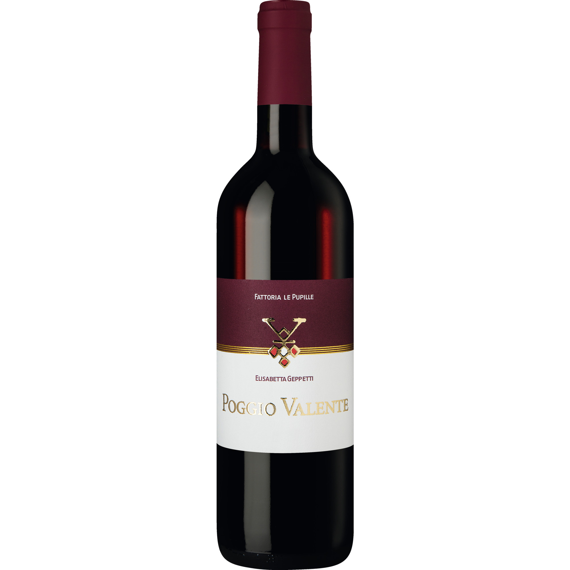 Poggio Valente, Rosso di Toscana IGT, Toskana, 2023, Rotwein