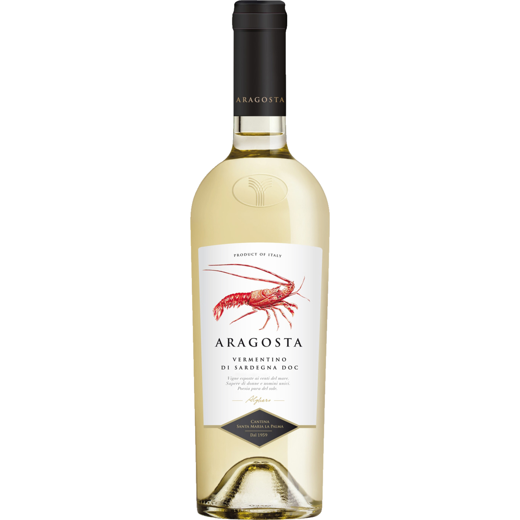 Aragosta Vermentino, Vermentino di Sardegna DOC, Sardinien, 2025, Weißwein