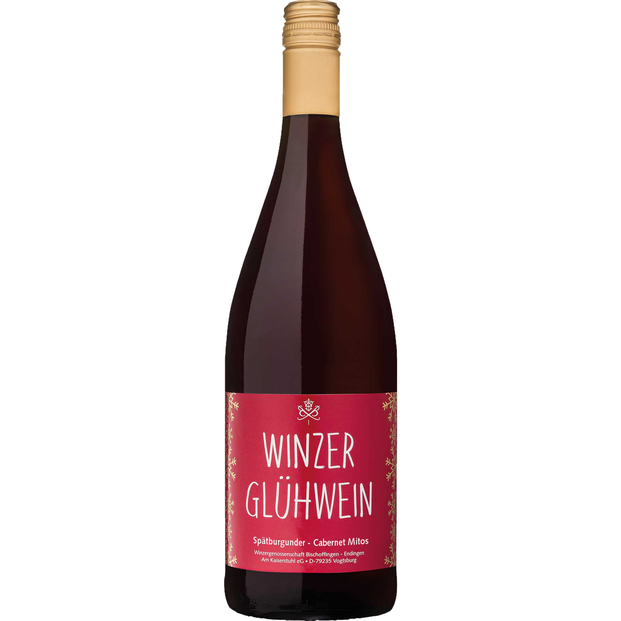 Bischoffinger Winzerglühwein Rot QbA, Baden, 1 Liter, Baden, Rotwein