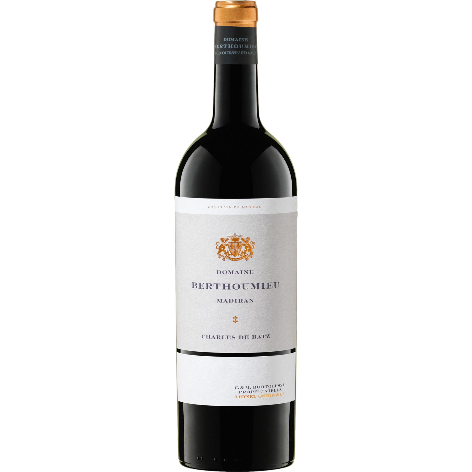 Domaine Berthoumieu Charles de Batz, Madiran AOP, Südwestfrankreich, 2019, Rotwein