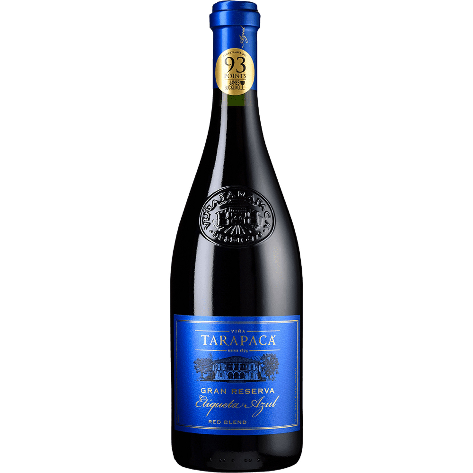 Image of Tarapacá Etiqueta Azul Gran Reserva, Valle del Maipo, Maipo Valley, 2019, Rotwein