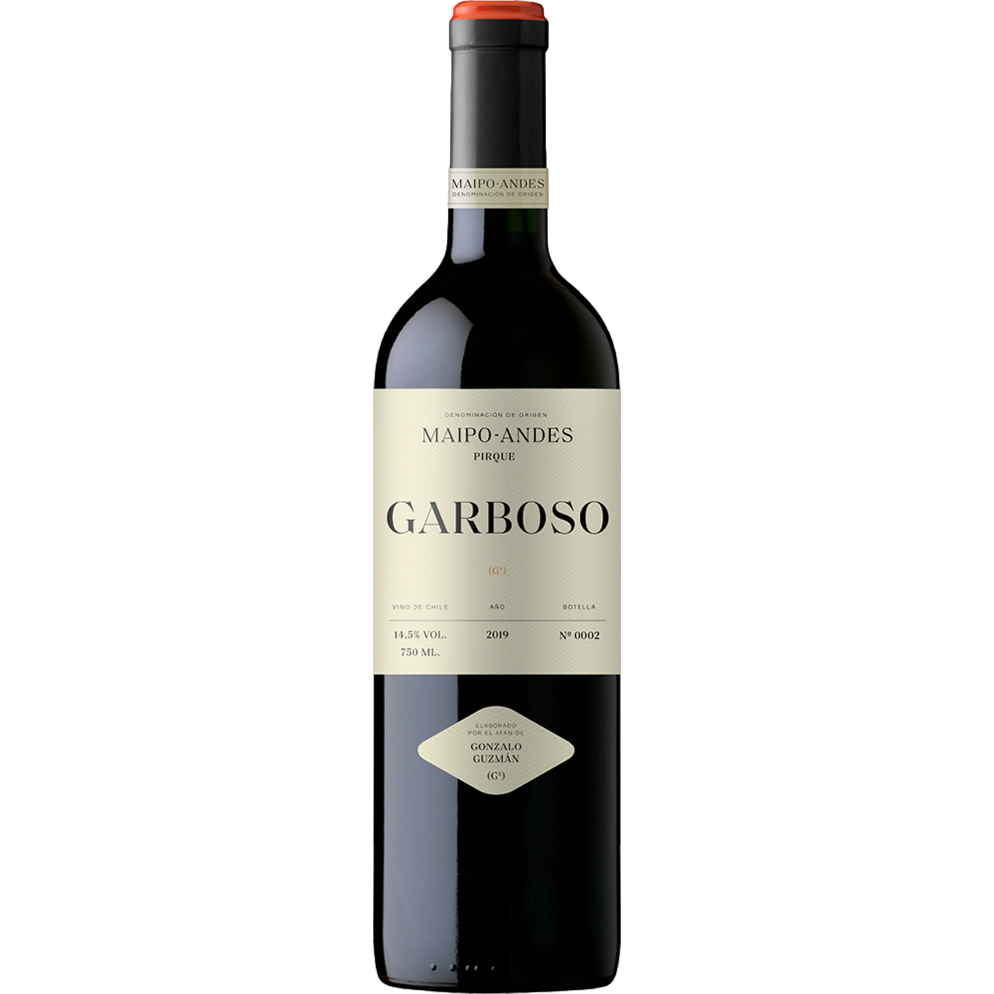 Garboso, Valle del Maipo, Maipo Valley, 2022, Rotwein