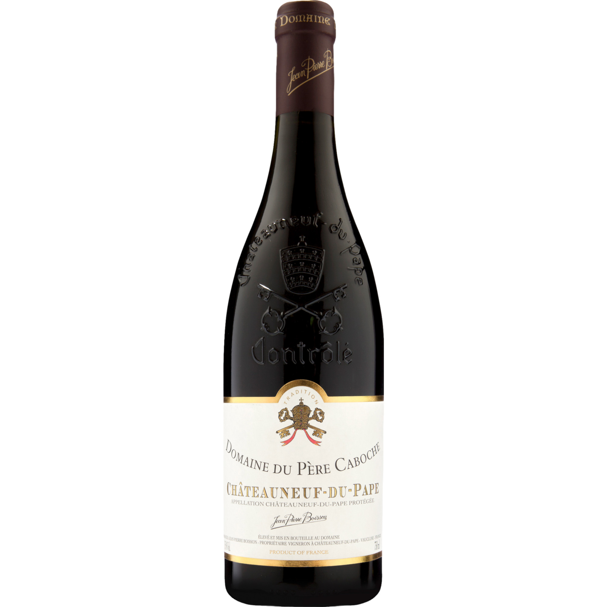 Domaine du Père Caboche Châteauneuf-du-Pape rouge, Châteauneuf-du-Pape AOP, Rhône, 2023, Rotwein