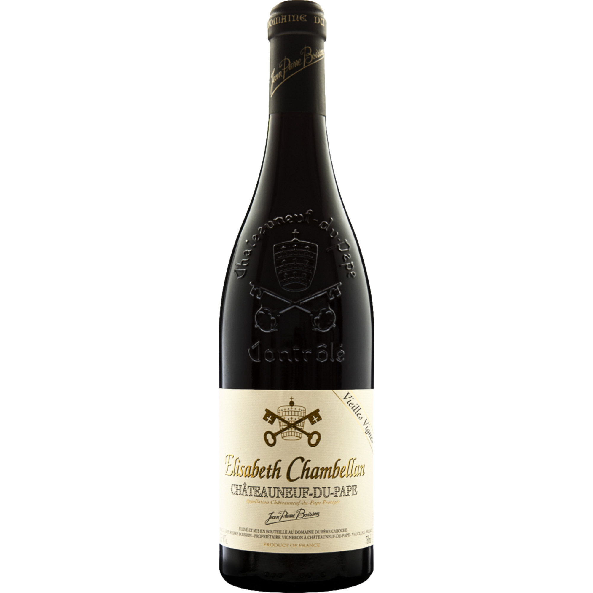 Elisabeth Chambellan Vieilles Vignes, Châteauneuf-du-Pape AOP, Rhône, 2022, Rotwein