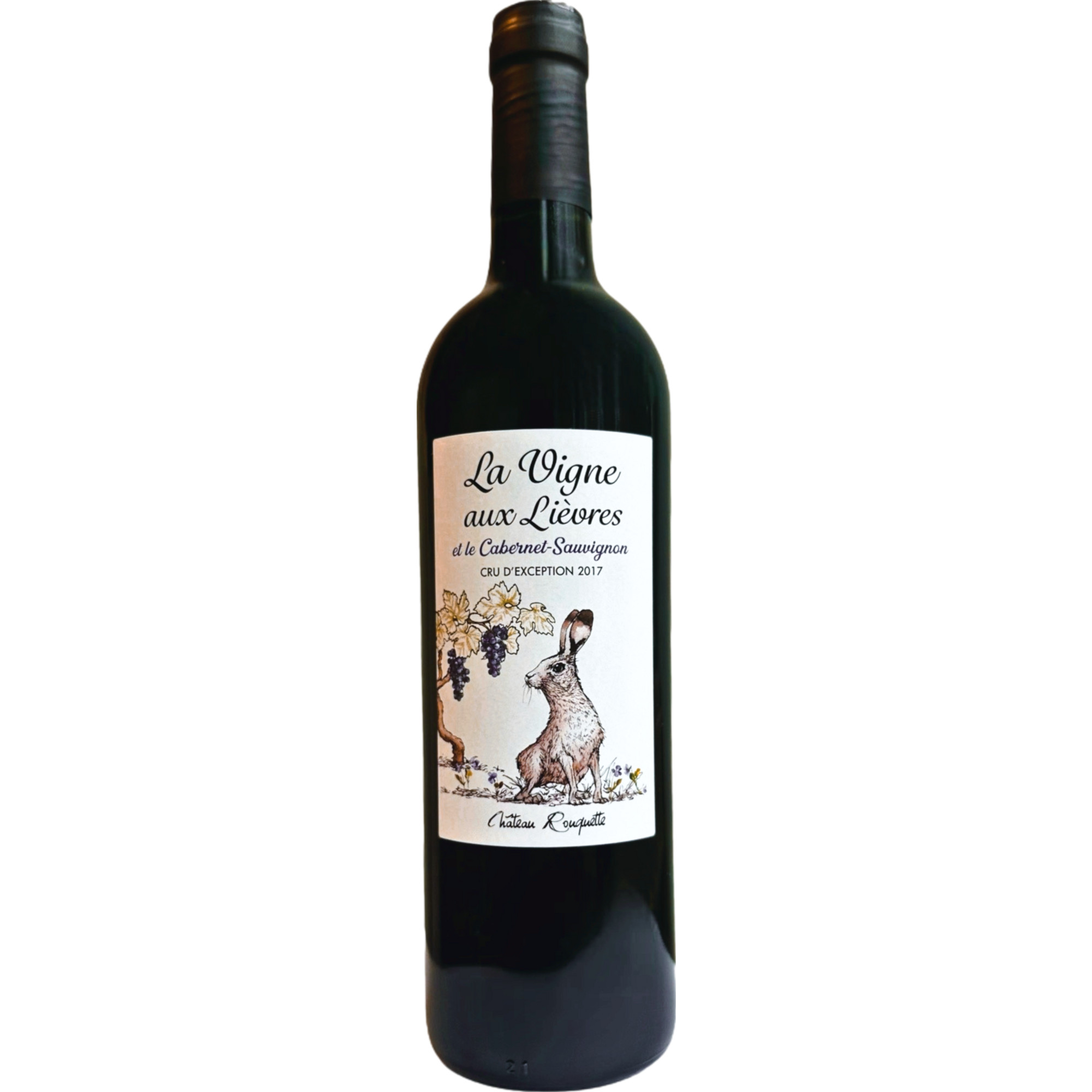 La Vigne aux Lièvres Cabernet Sauvignon, Bordeaux AOP, Bordeaux, 2017, Rotwein