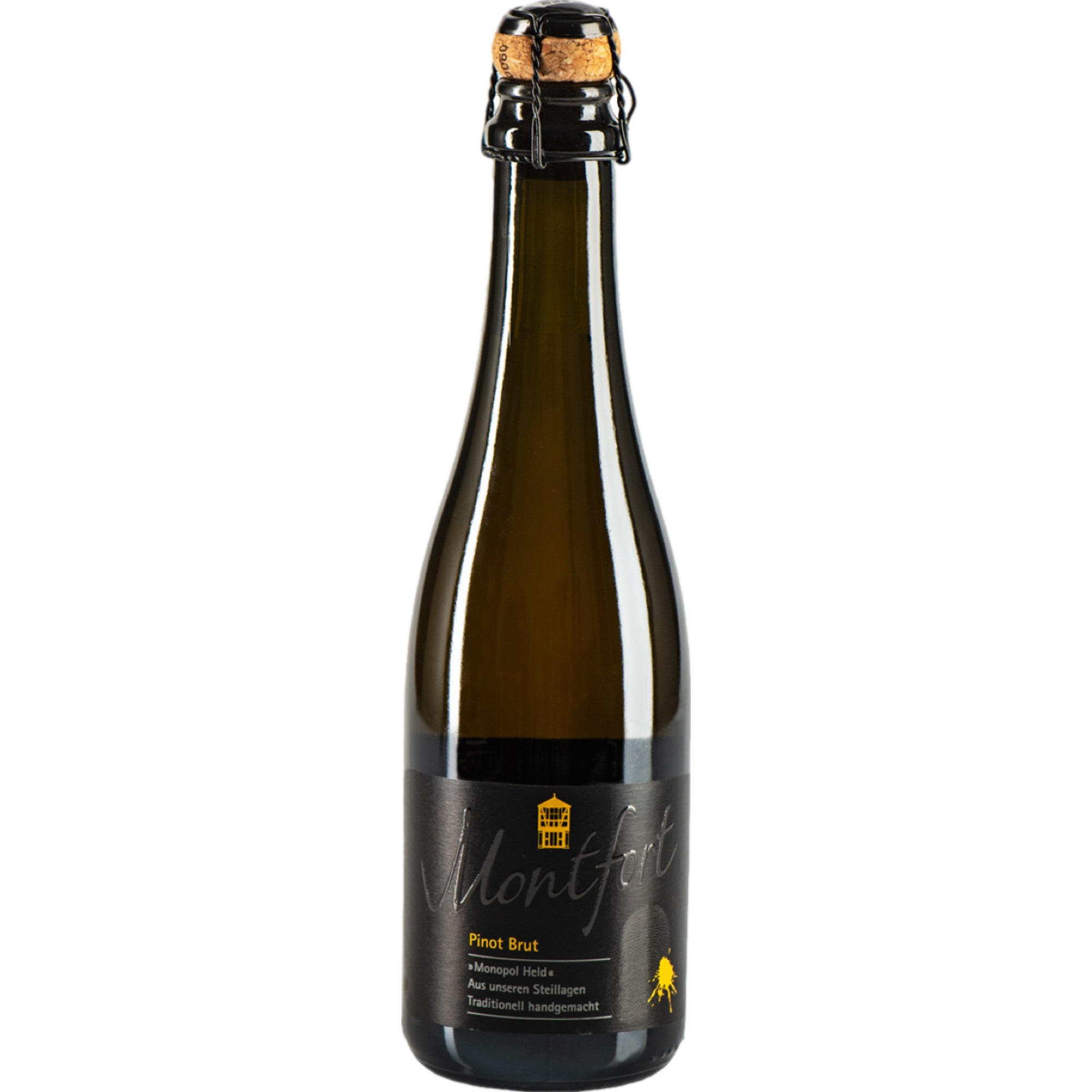 Montfort Pinot Sekt, Nahe, Brut, 0,375 L, Nahe, 2022, Weißwein