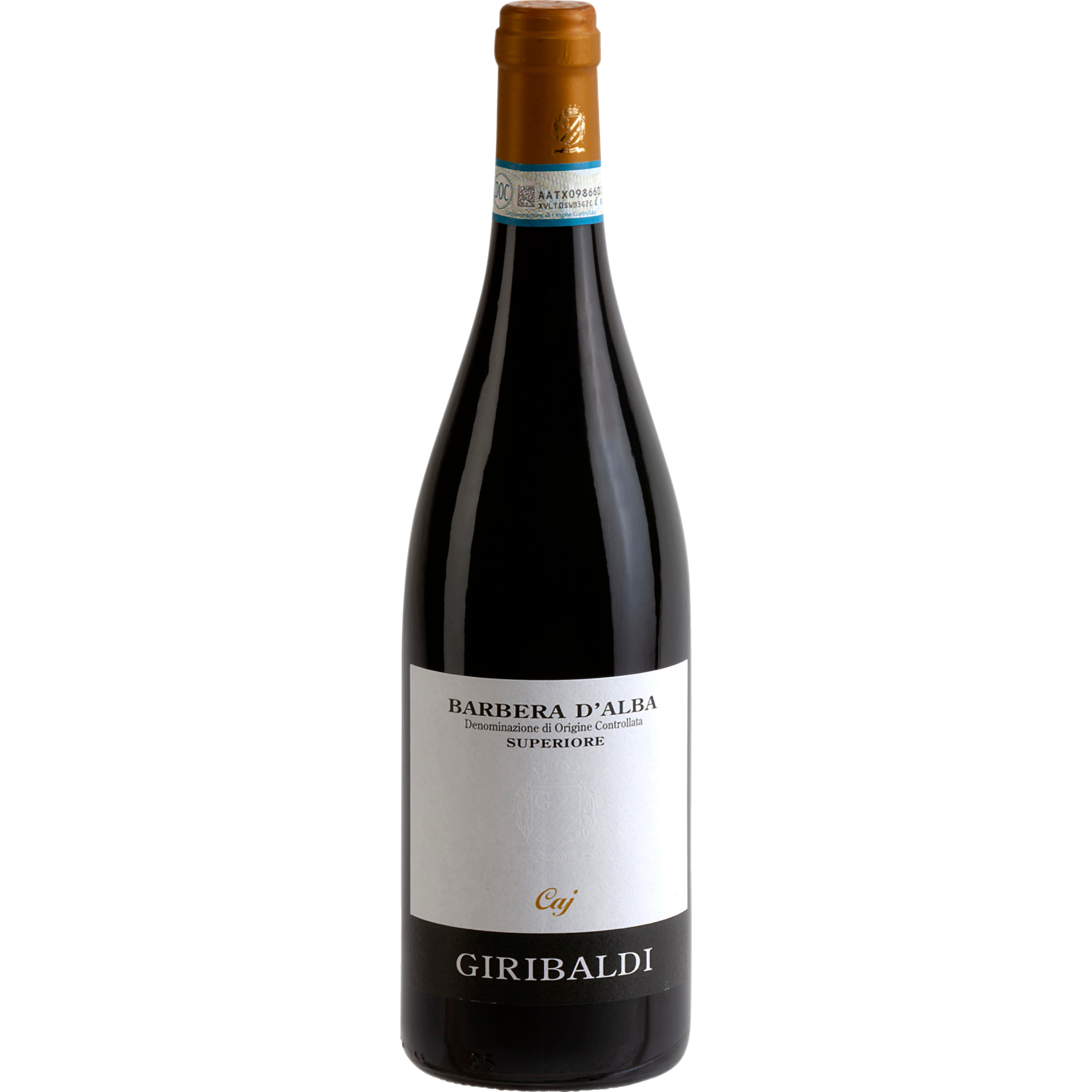 Mario Giribaldi Barbera d‘Alba Caj Superiore, Barbera d'Alba DOC, Piemont, 2022, Rotwein