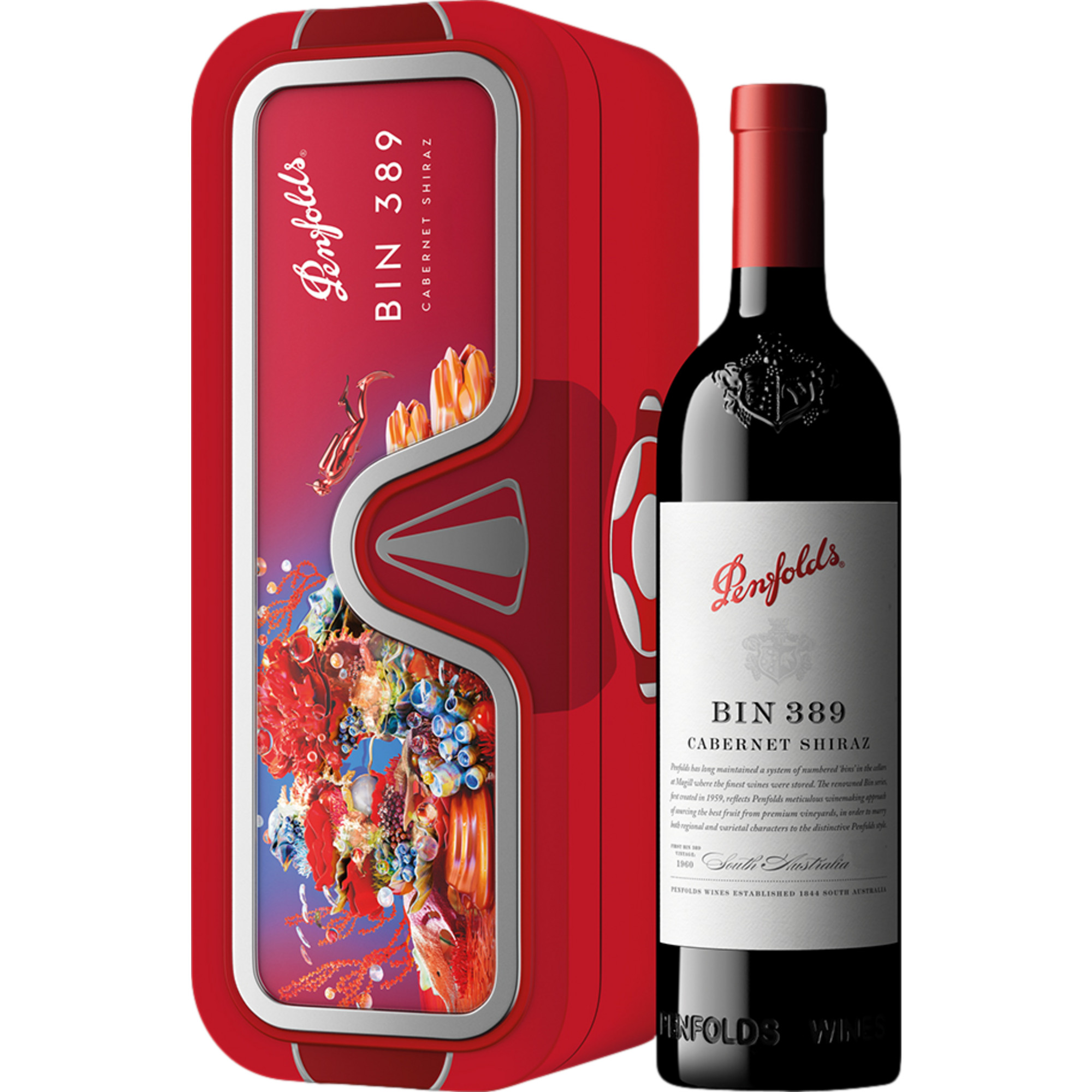 Penfolds Bin 389 Deep Sea Cabernet Shiraz, Barossa Valley, South Australia, 2021, Rotwein