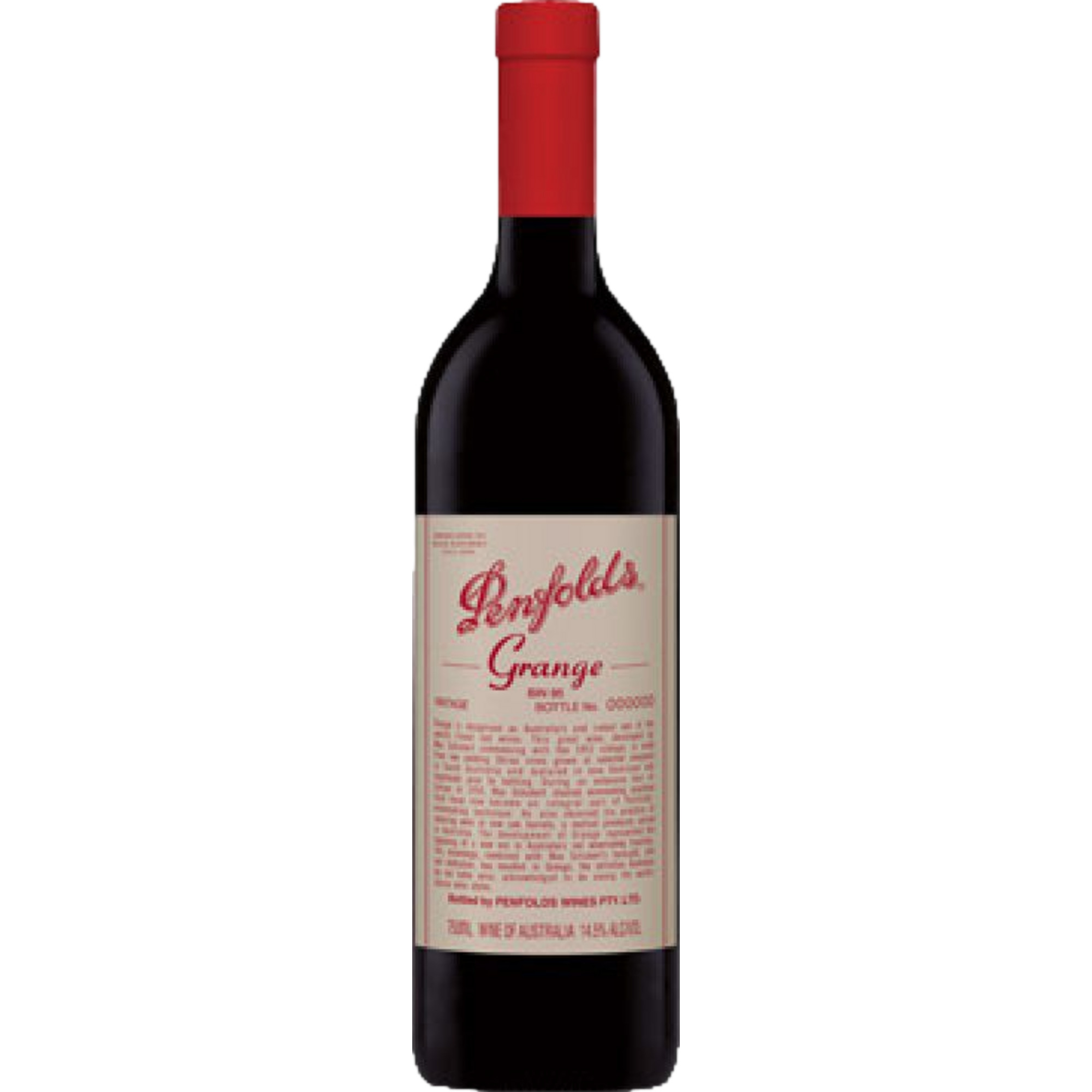 Grange BIN 95 Shiraz, Barossa Valley, South Australia, 2014, Rotwein