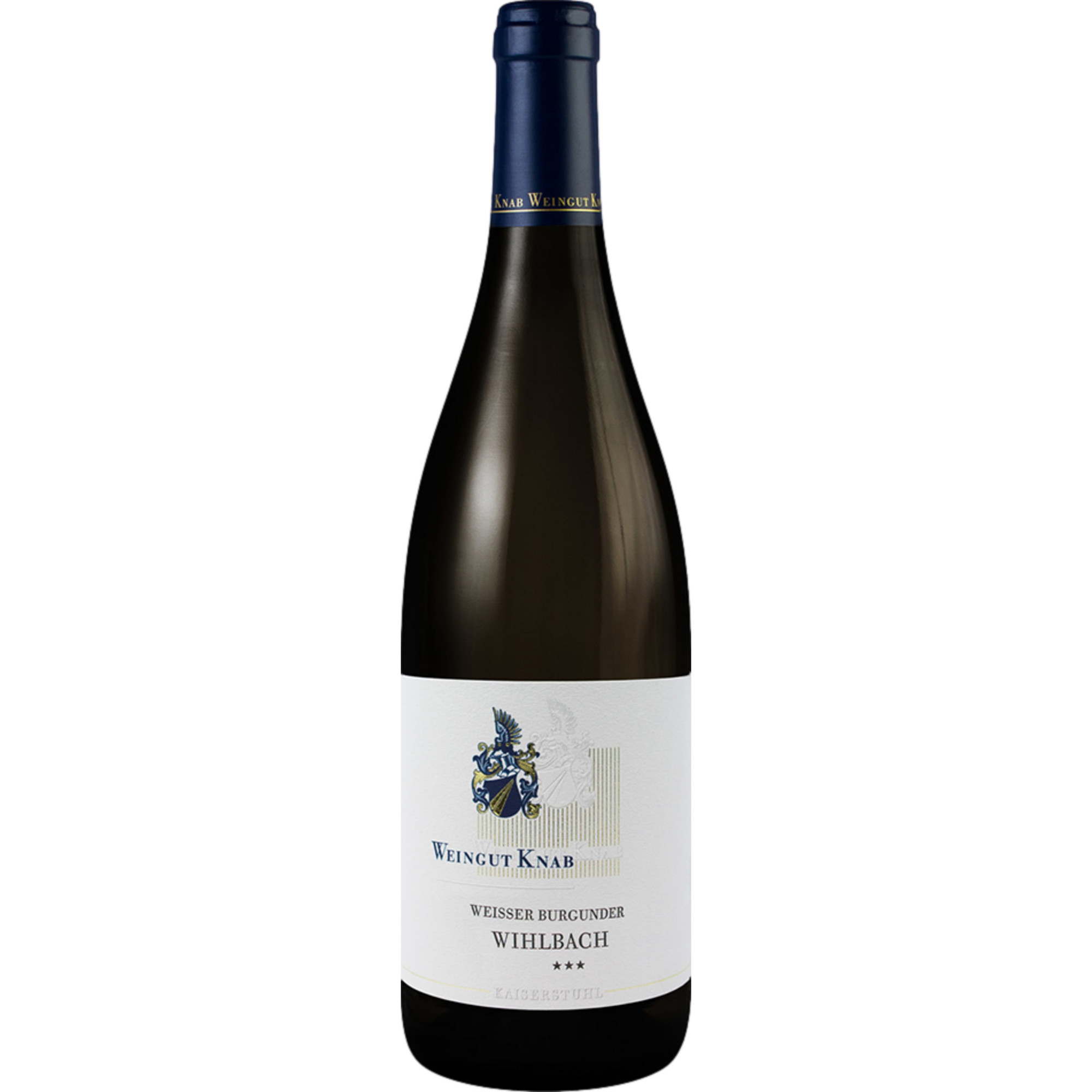 Knab Wihlbach Weisser Burgunder*** Spätlese, Trocken, Baden, Baden, 2021, Weißwein