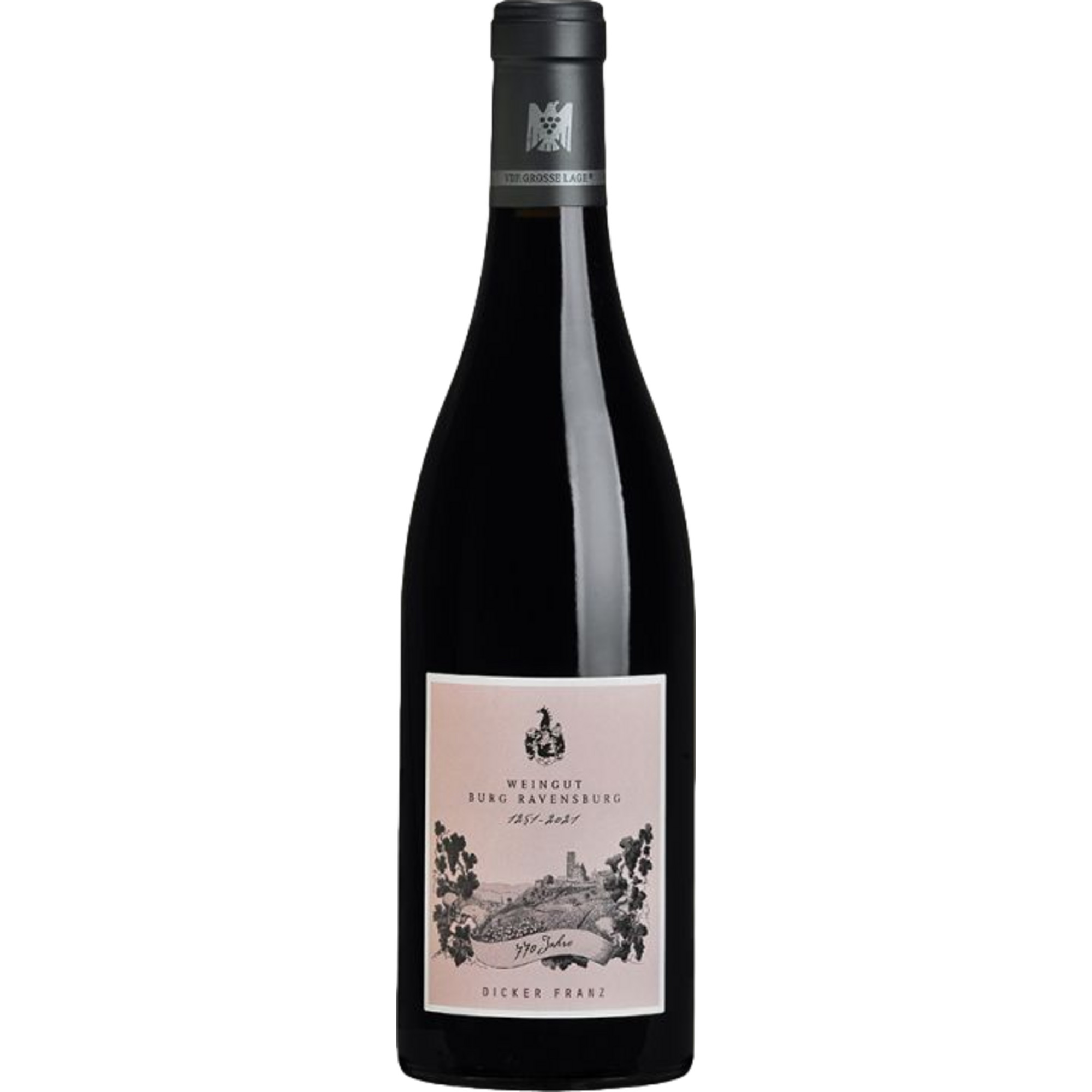 Burg Ravensburg GL Dicker Franz Blaufränkisch, Trocken, Baden, Baden, 2011, Rotwein