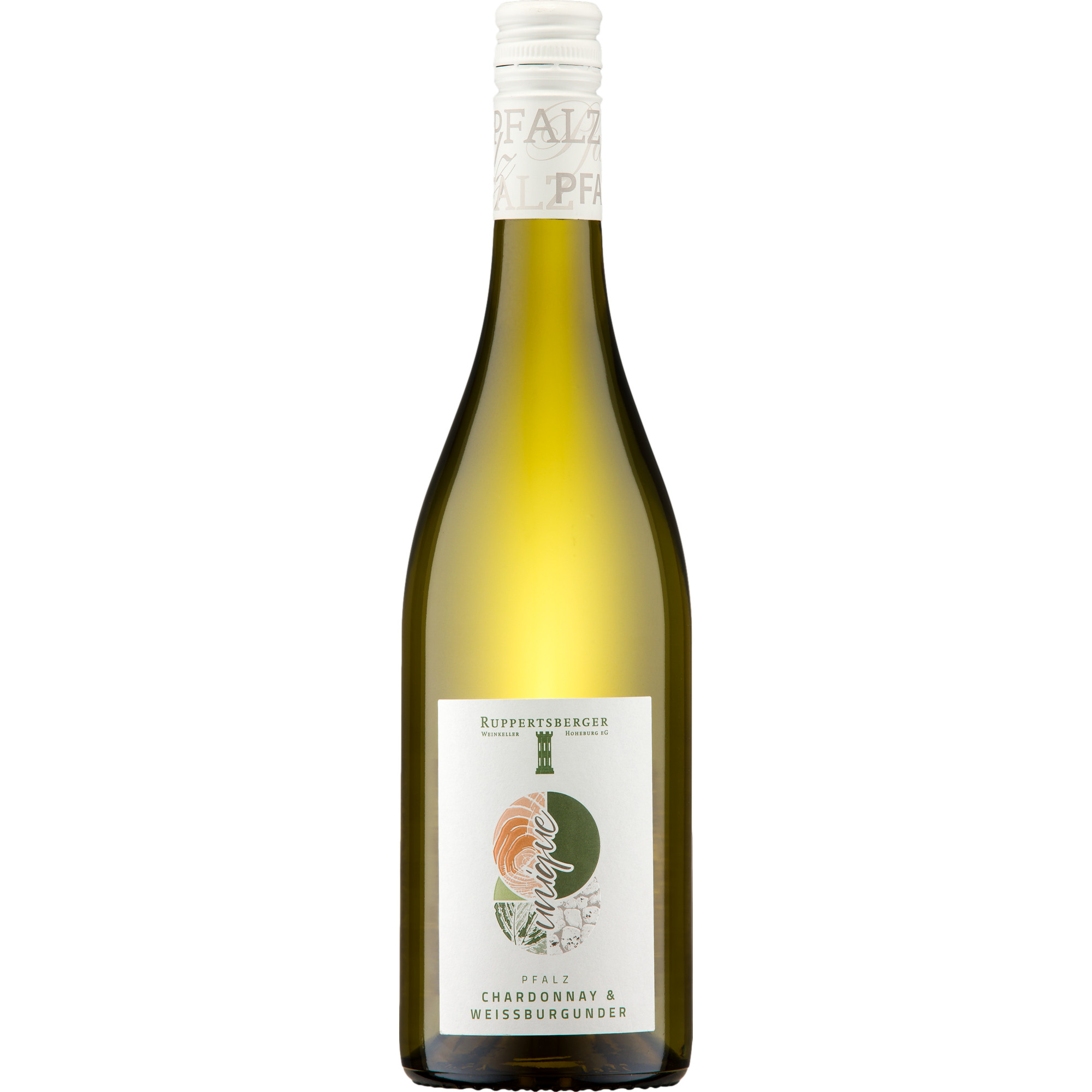 Ruppertsberger Weinkeller Chardonnay Weißburgunder, Pfalz, Trocken, Pfalz, 2024, Weißwein