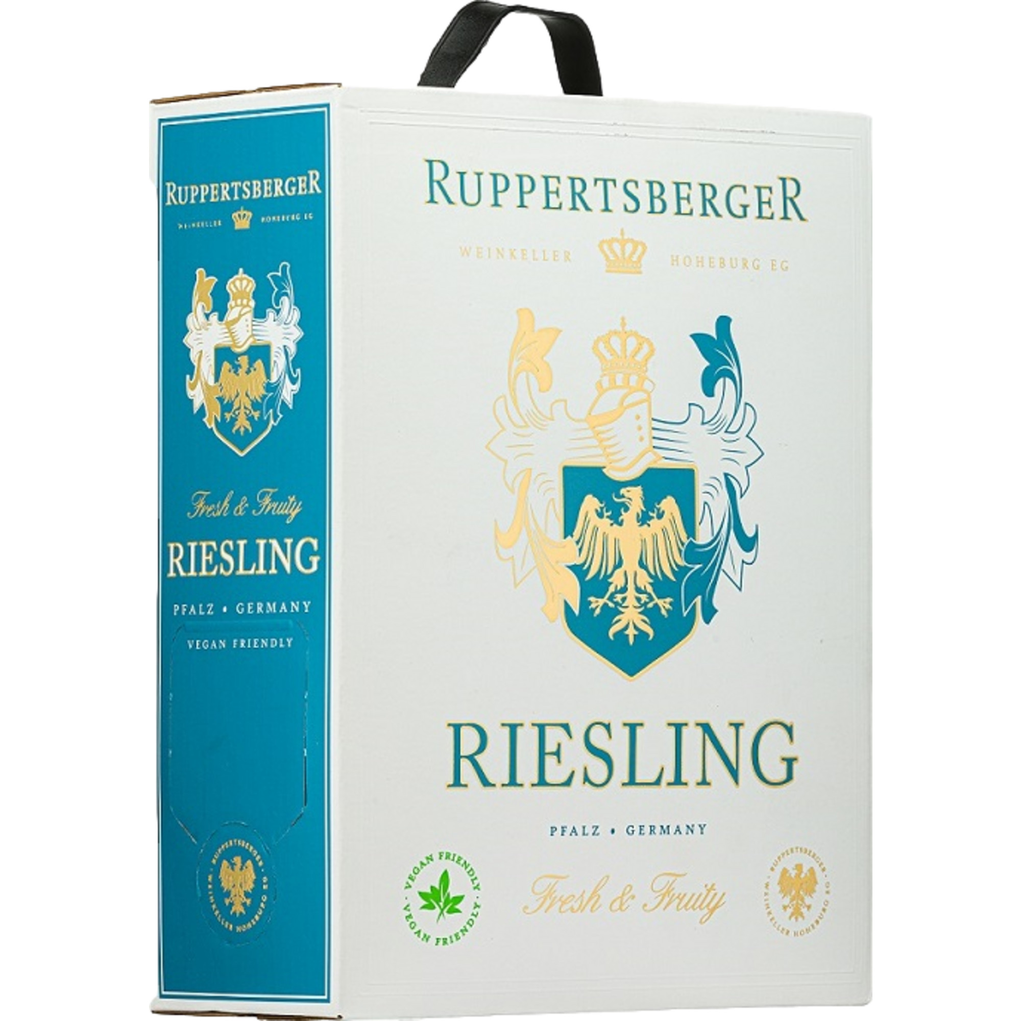 Ruppertsberger Weinkeller Riesling, Pfalz, Trocken, Bag in Box Pfalz, 2024, Weißwein