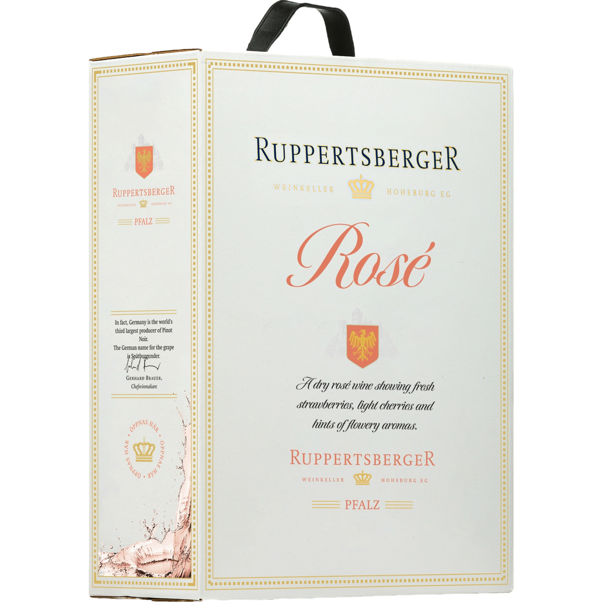 Ruppertsberger Weinkeller Rosé, Pfalz, Halbtrocken, Bag in Box Pfalz, 2024, Roséwein