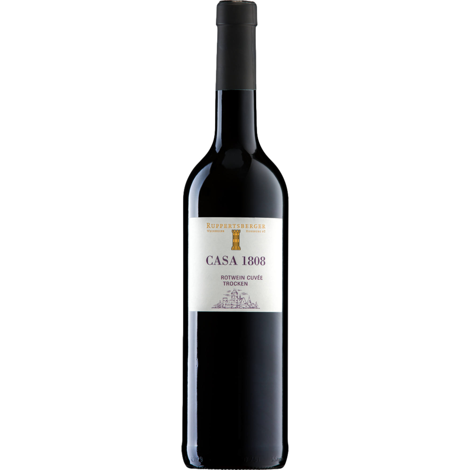 Ruppertsberger Weinkeller Casa 1808 Rotwein-Cuvée, Pfalz, Trocken, Pfalz, 2022, Rotwein