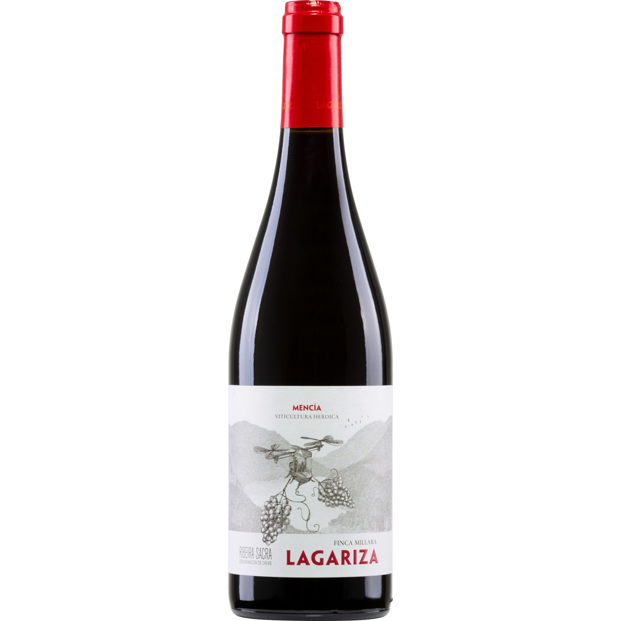 Finca Míllara Lagariza, Ribeira Sacra DO, Galicien, 2023, Rotwein