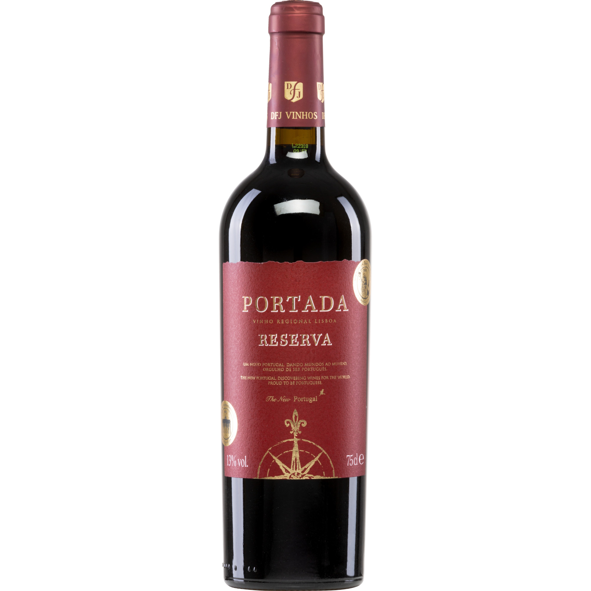 DFJ Vinhos Portada Reserva Tinto, Vinho Regional Lisboa, Lisboa, 2022, Rotwein